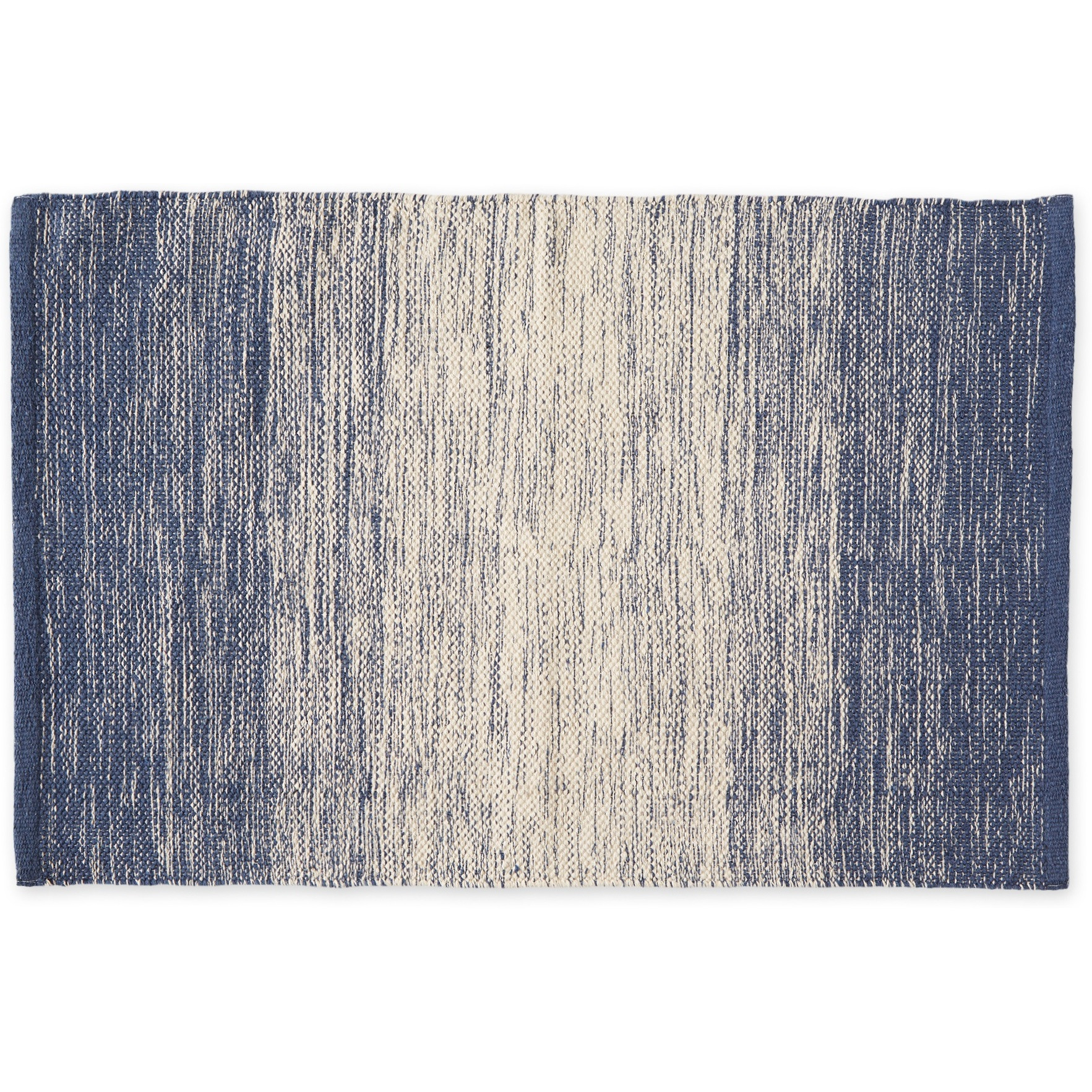 KRISTIN OMBRE STRIPE RUG - FRENCH BLUE - 2 X 3 FT