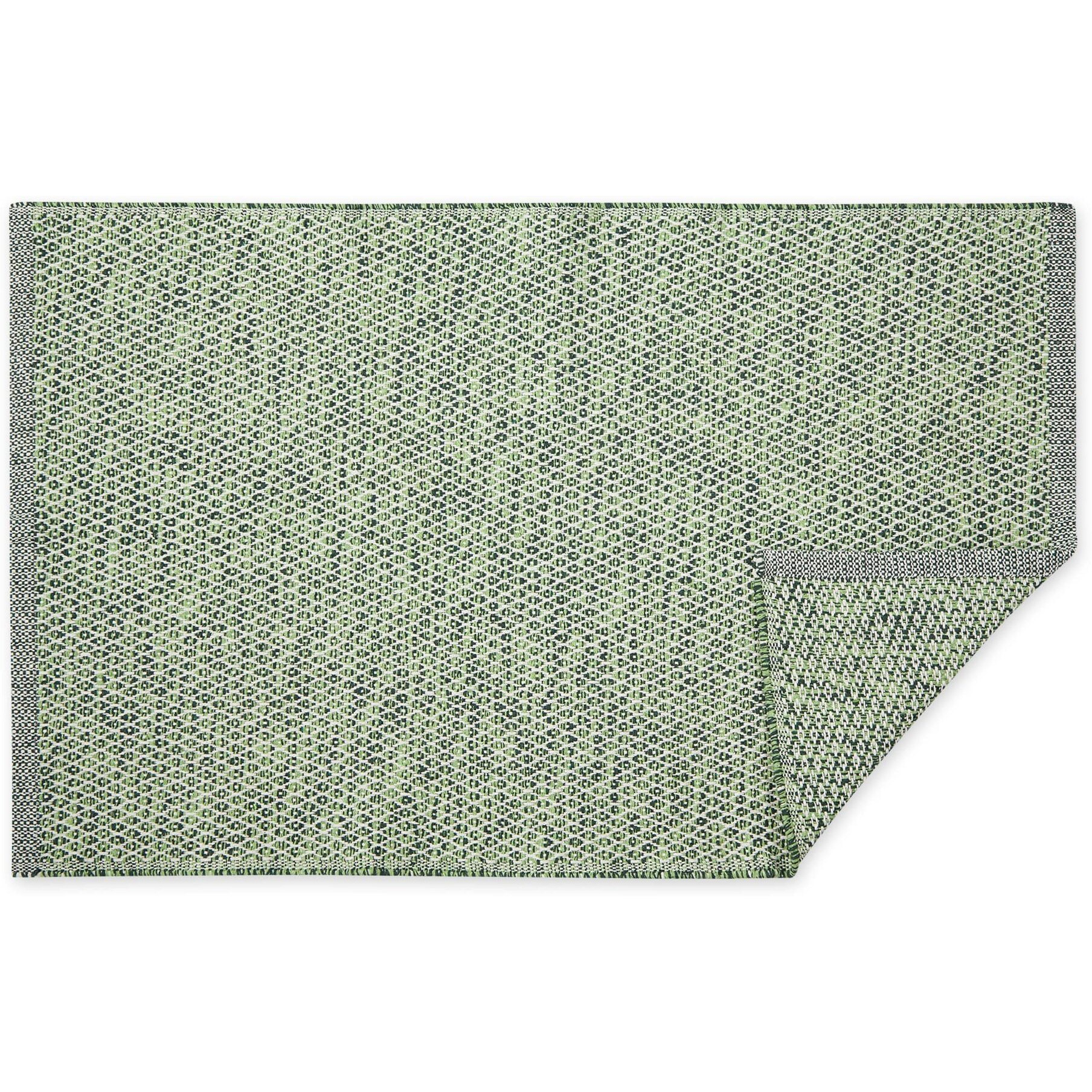 MINIATURE DIAMONDS - HUNTER GREEN - 2 X 3 FT