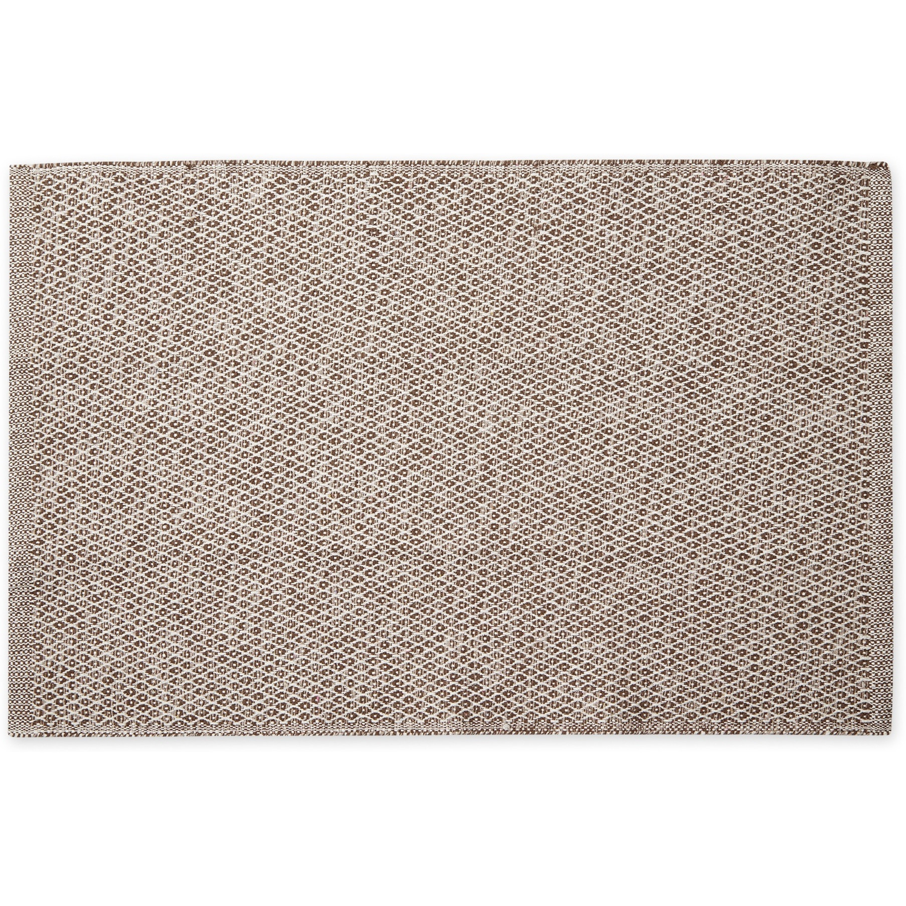 MINIATURE DIAMONDS - LEATHER BROWN - 2 X 3 FT