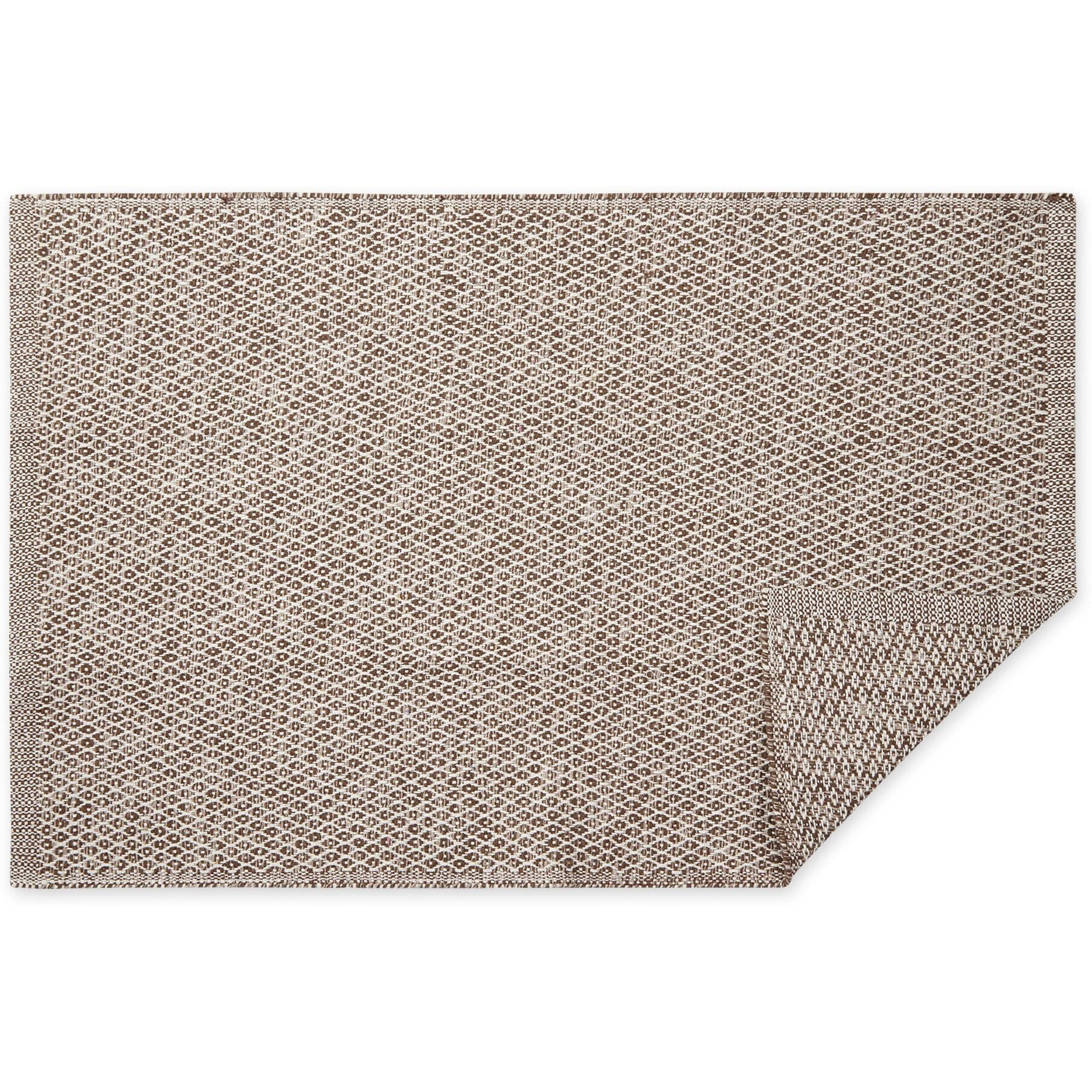 MINIATURE DIAMONDS - LEATHER BROWN - 2 X 3 FT