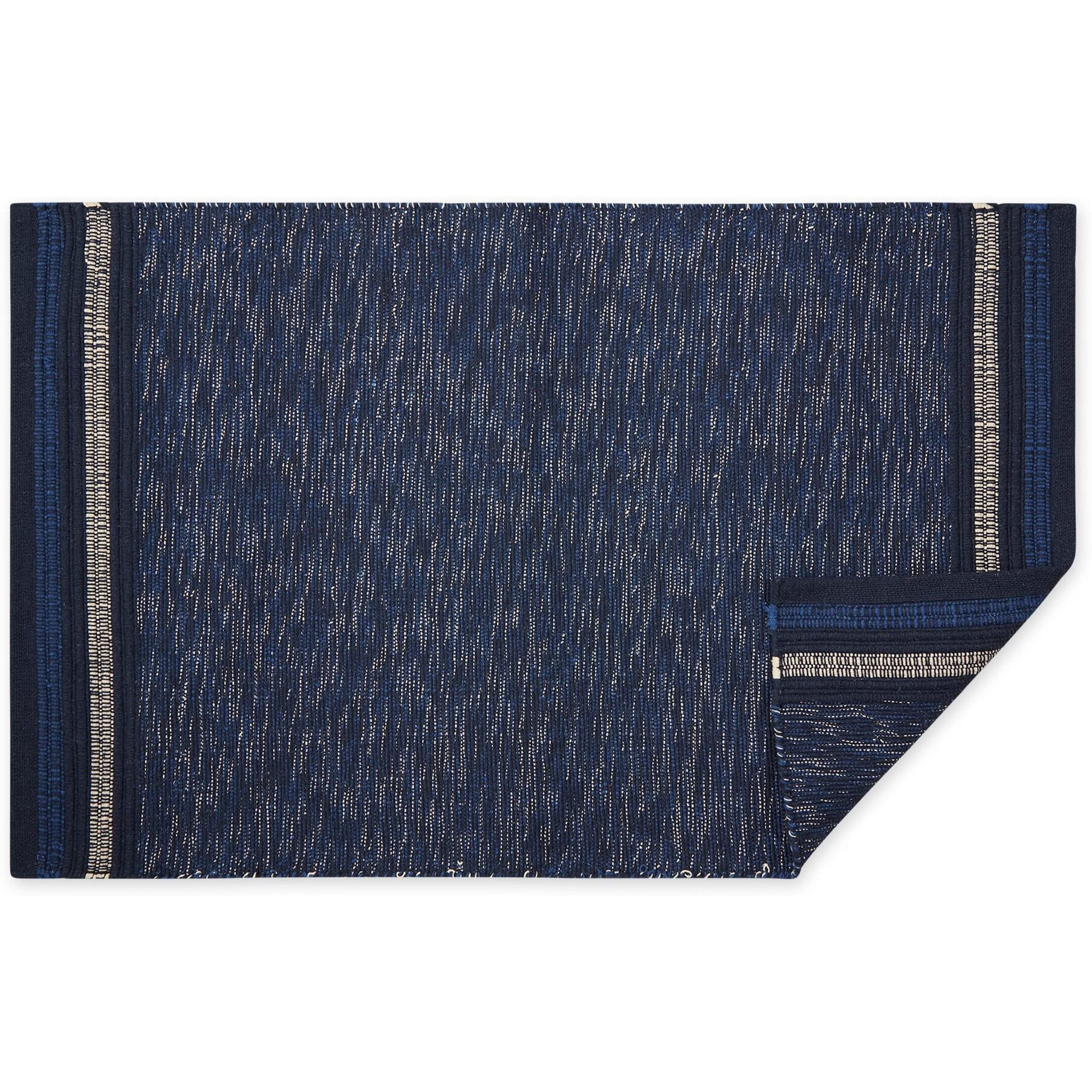 MODERN EDGE STRIPE - NAUTICAL BLUE - 2 X 3 FT