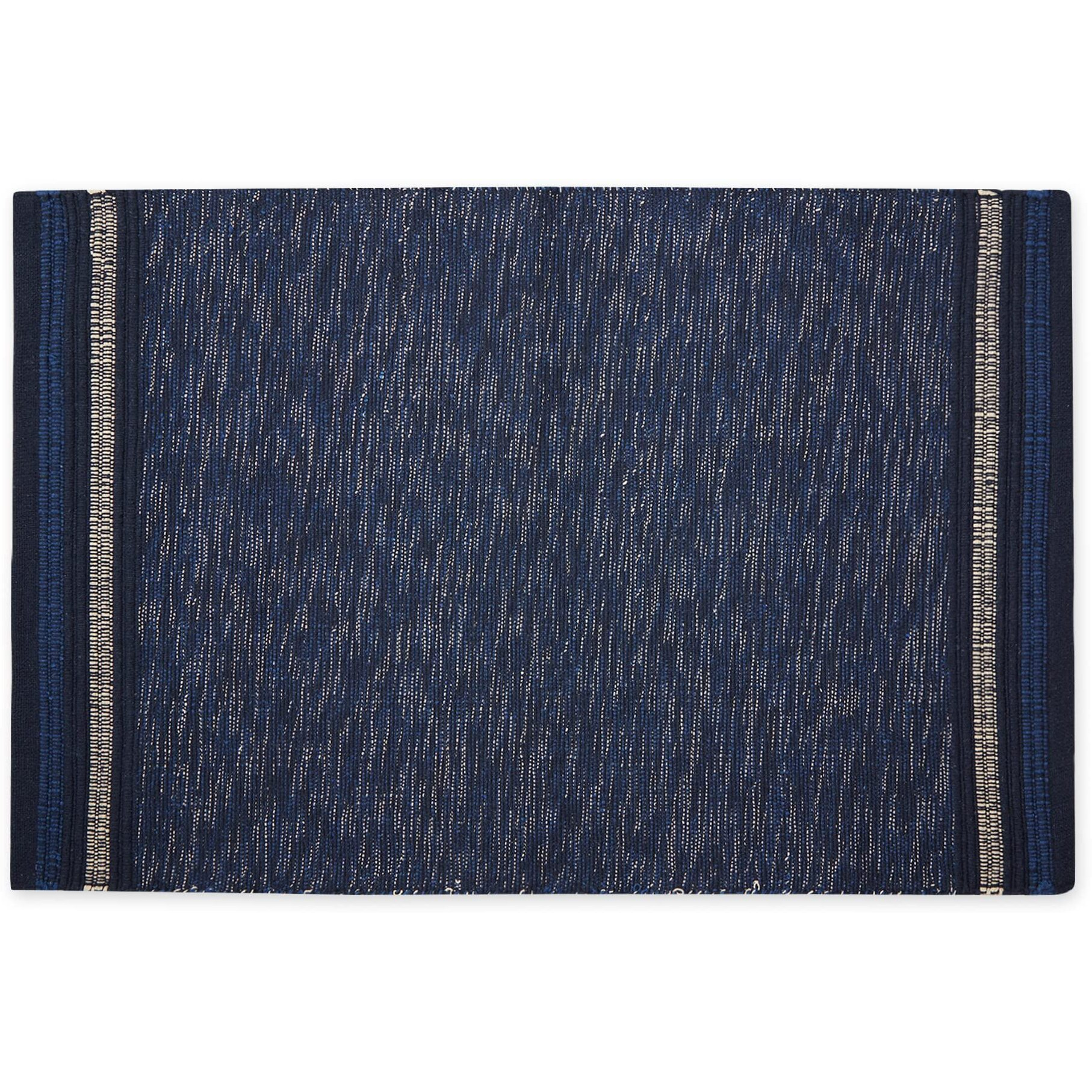 MODERN EDGE STRIPE - NAUTICAL BLUE - 2 X 3 FT