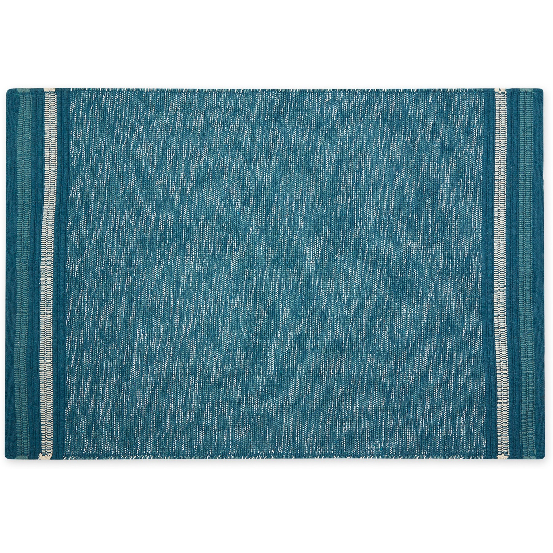 MODERN EDGE STRIPE - TEAL - 2 X 3 FT