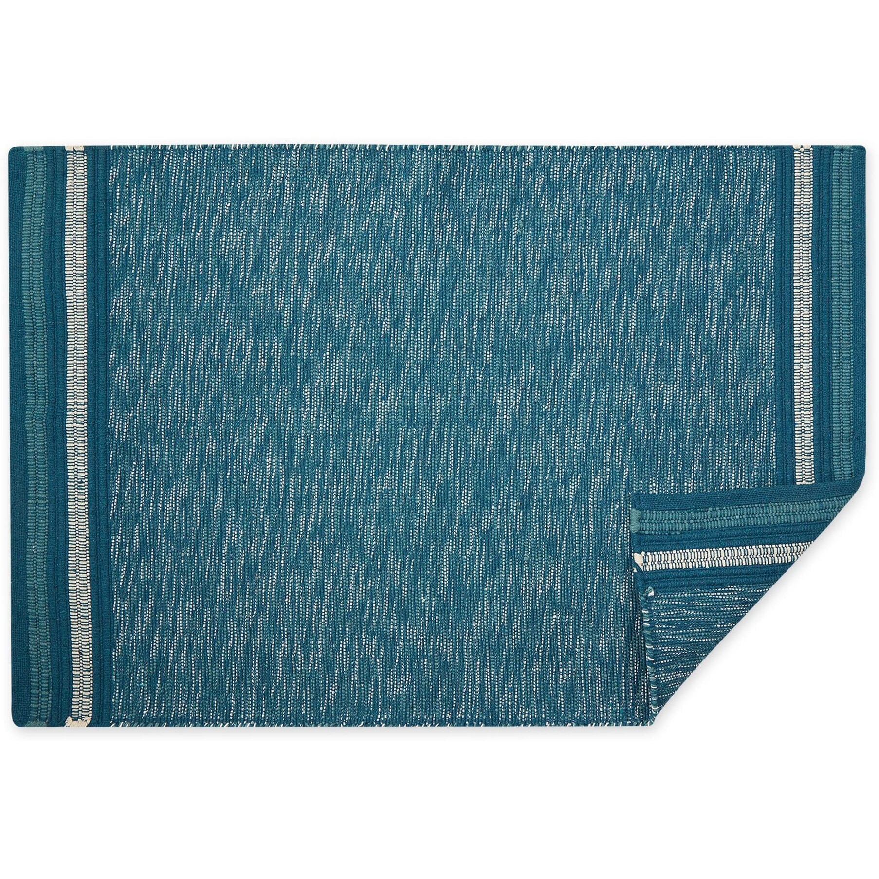 MODERN EDGE STRIPE - TEAL - 2 X 3 FT