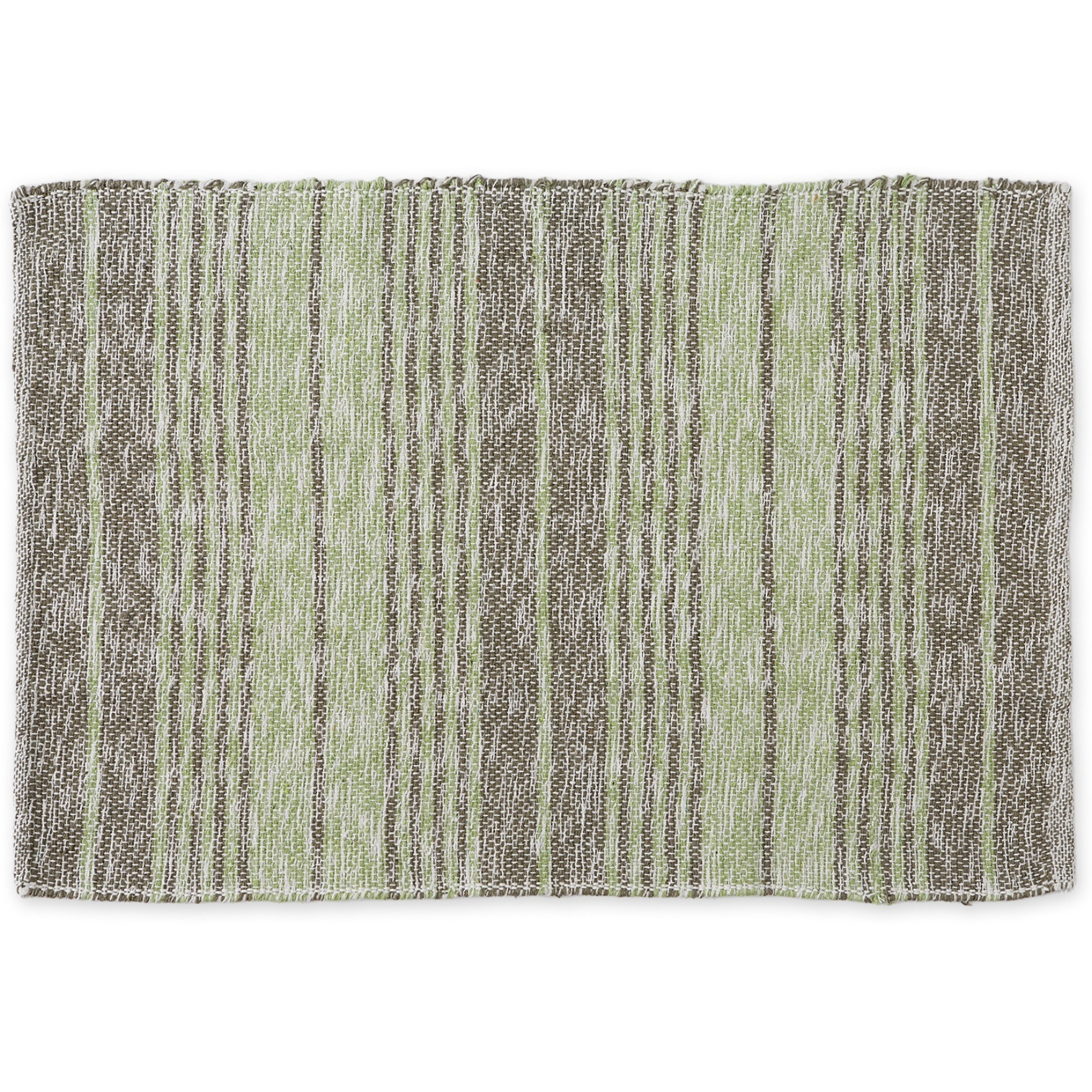 RUSTIC STRIPE - ARTICHOKE - 2 X 3 FT