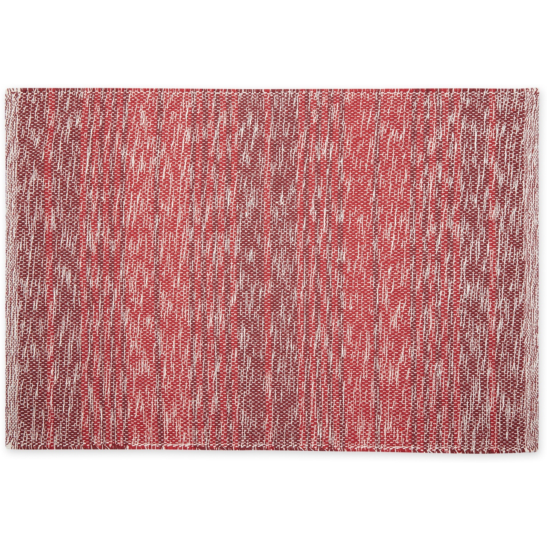 RUSTIC STRIPE - BARN RED - 2 X 3 FT