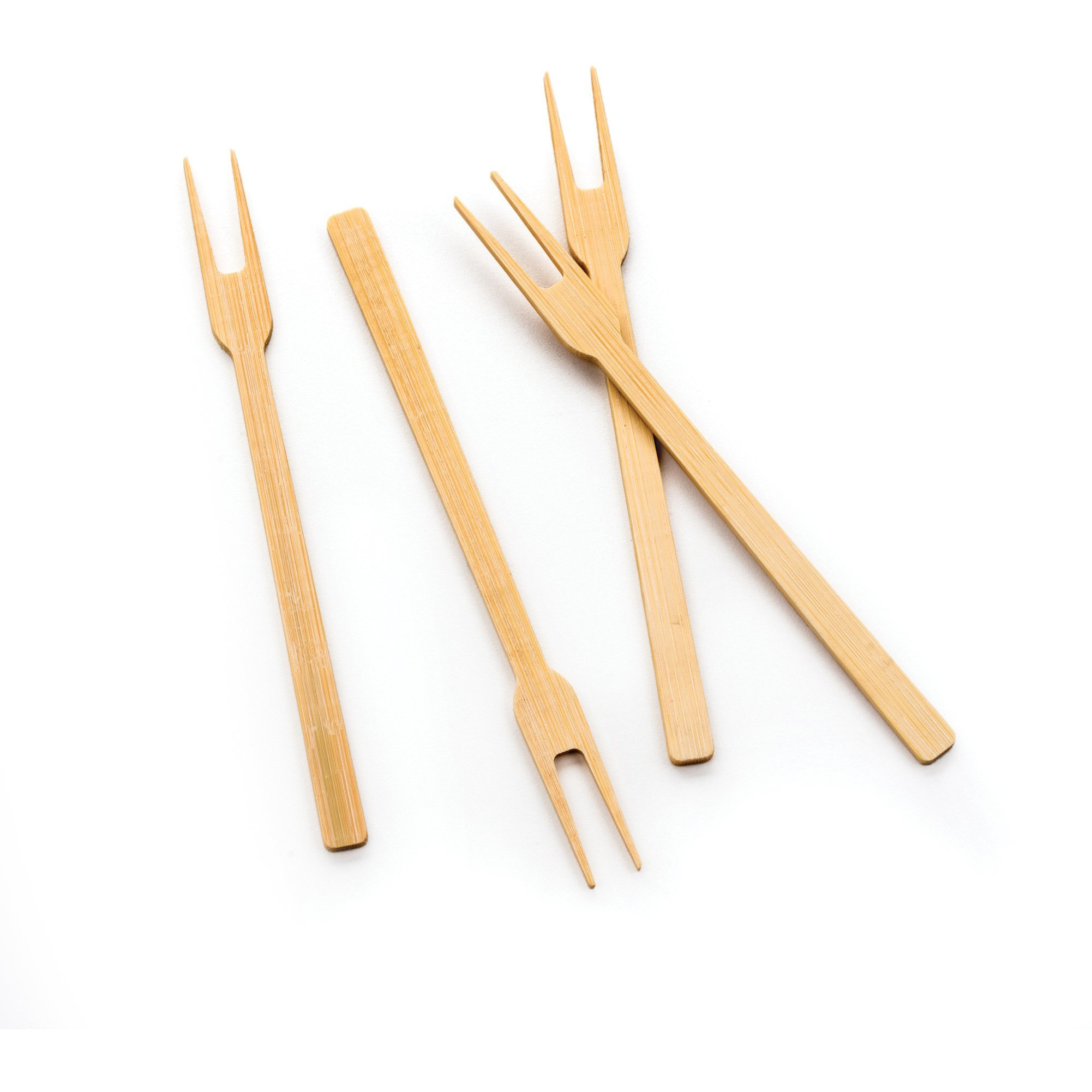 BAMBOO 6IN APP FORK - 50 CT