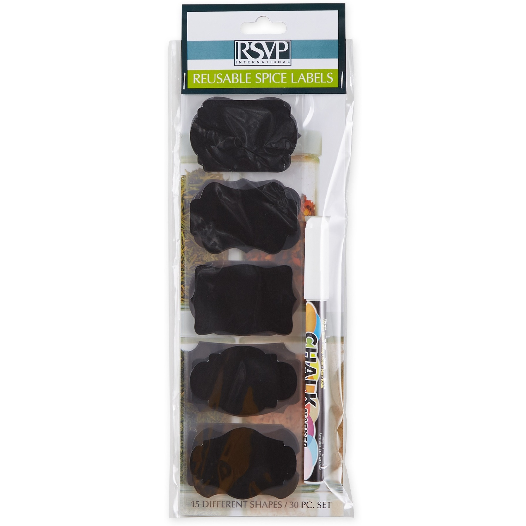REUSABLE SPICE LABELS - SET/30