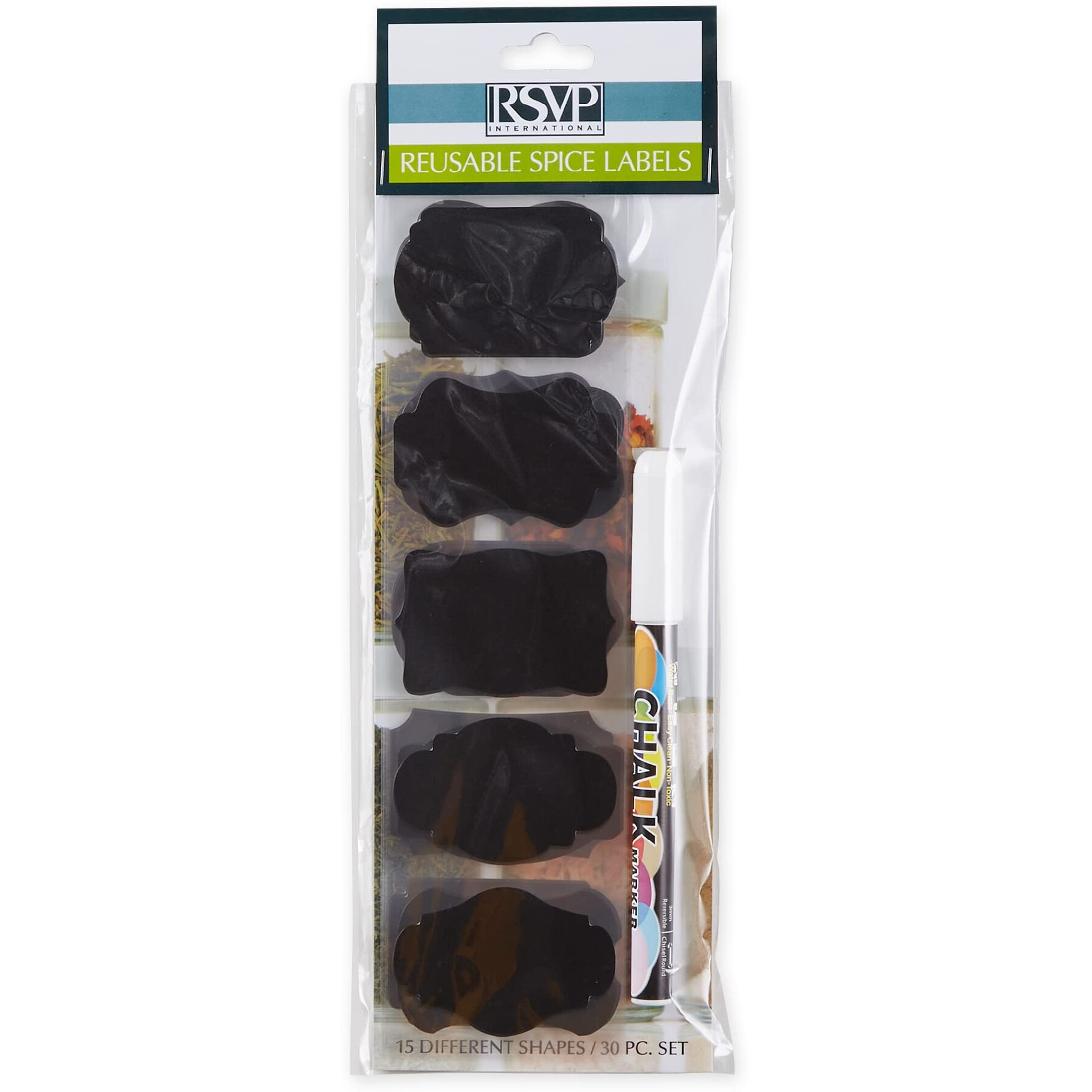 REUSABLE SPICE LABELS - SET/30