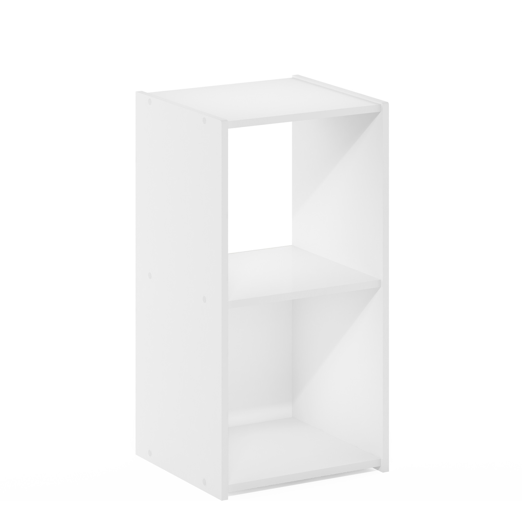 Furinno Pelli Cubic Storage Cabinet, 2x1, White