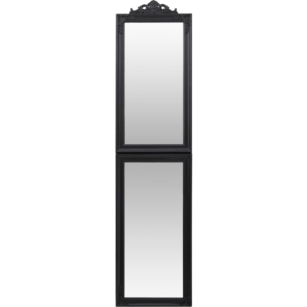 vidaXL Free-Standing Mirror Black 19.7&quotx78.7"