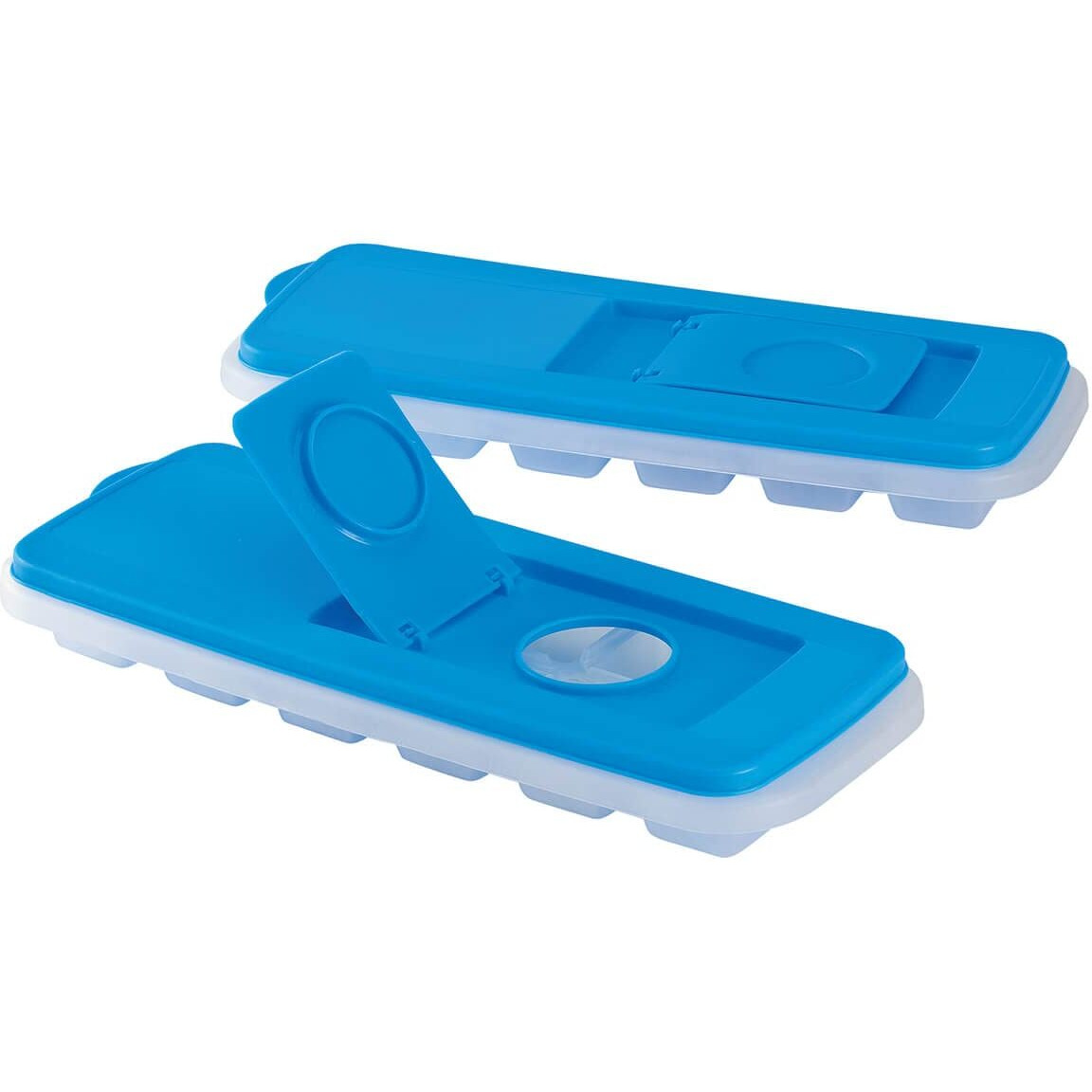 Set of 2 Covered Ice Trays