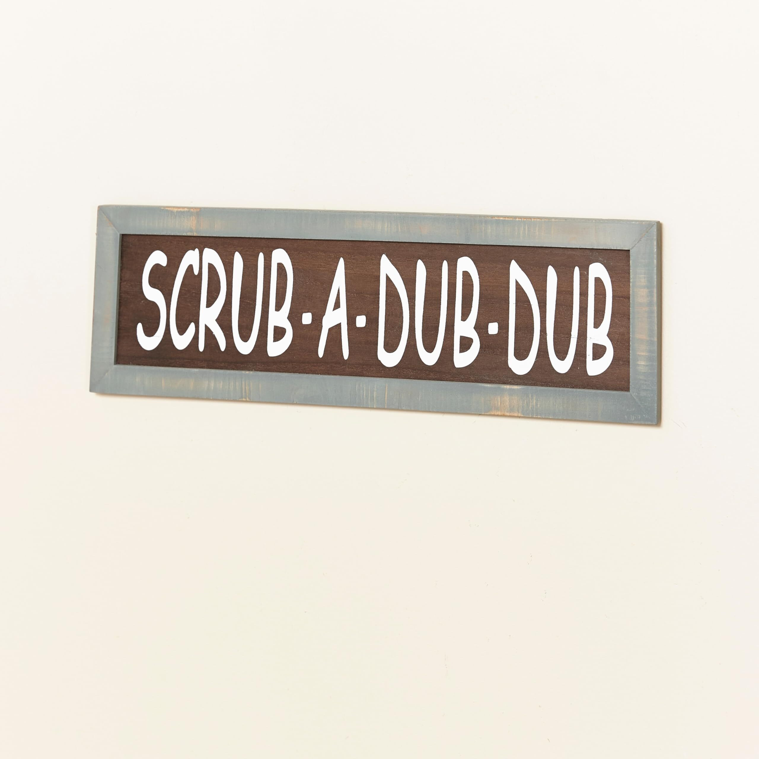 Windmill Bathroom Furniture Collection - Scrub-a-Dub-Dub Sign