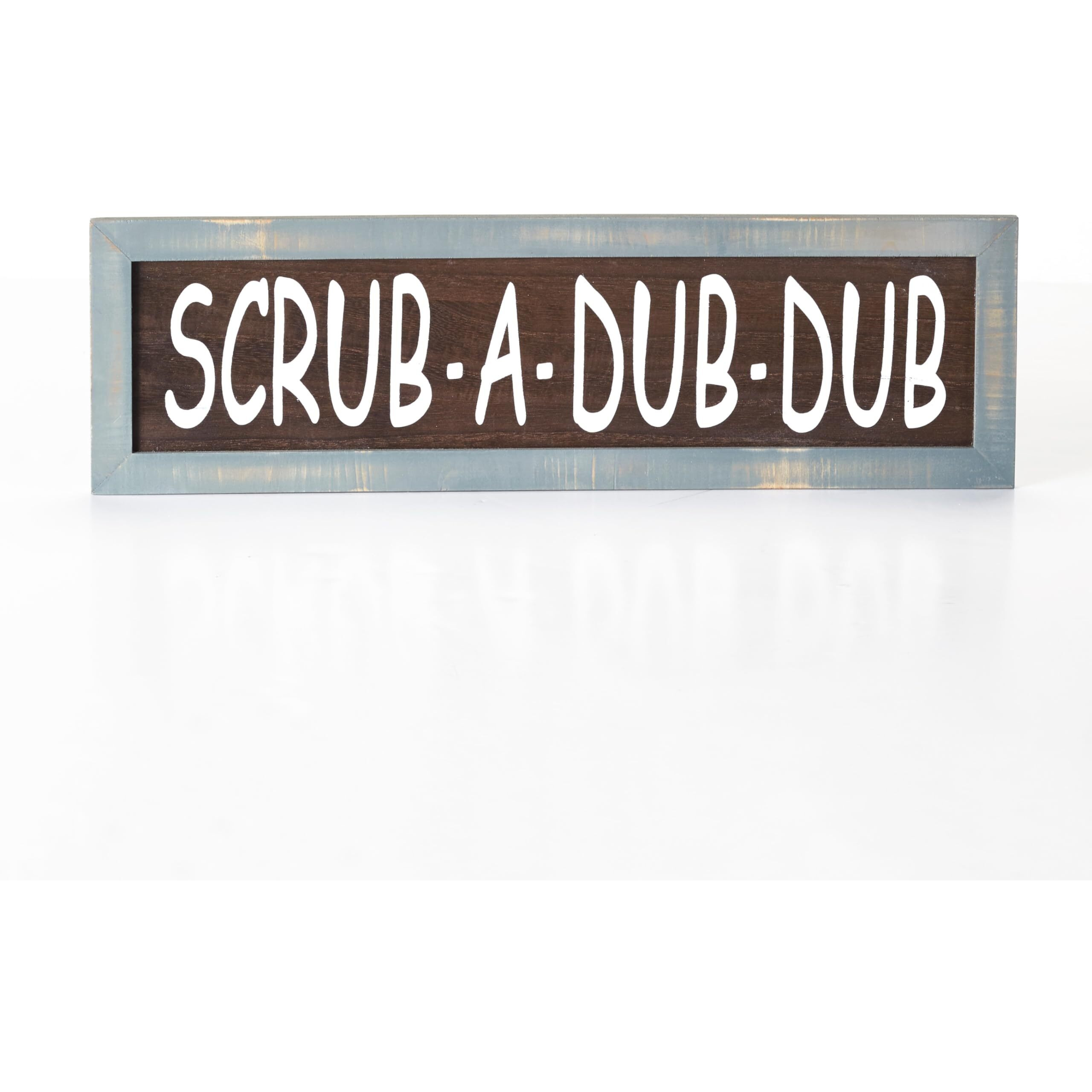 Windmill Bathroom Furniture Collection - Scrub-a-Dub-Dub Sign
