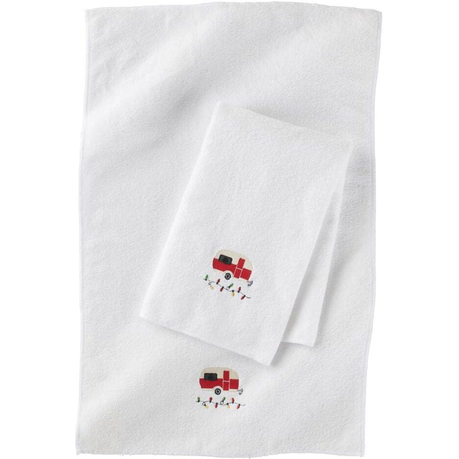 Christmas Camper Bath Collection - Set of 2 Hand Towels