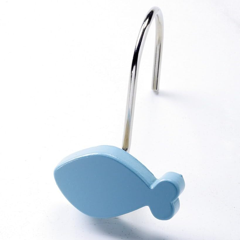 School of Fish Bath Collection - Set of 12 Shower Hooks