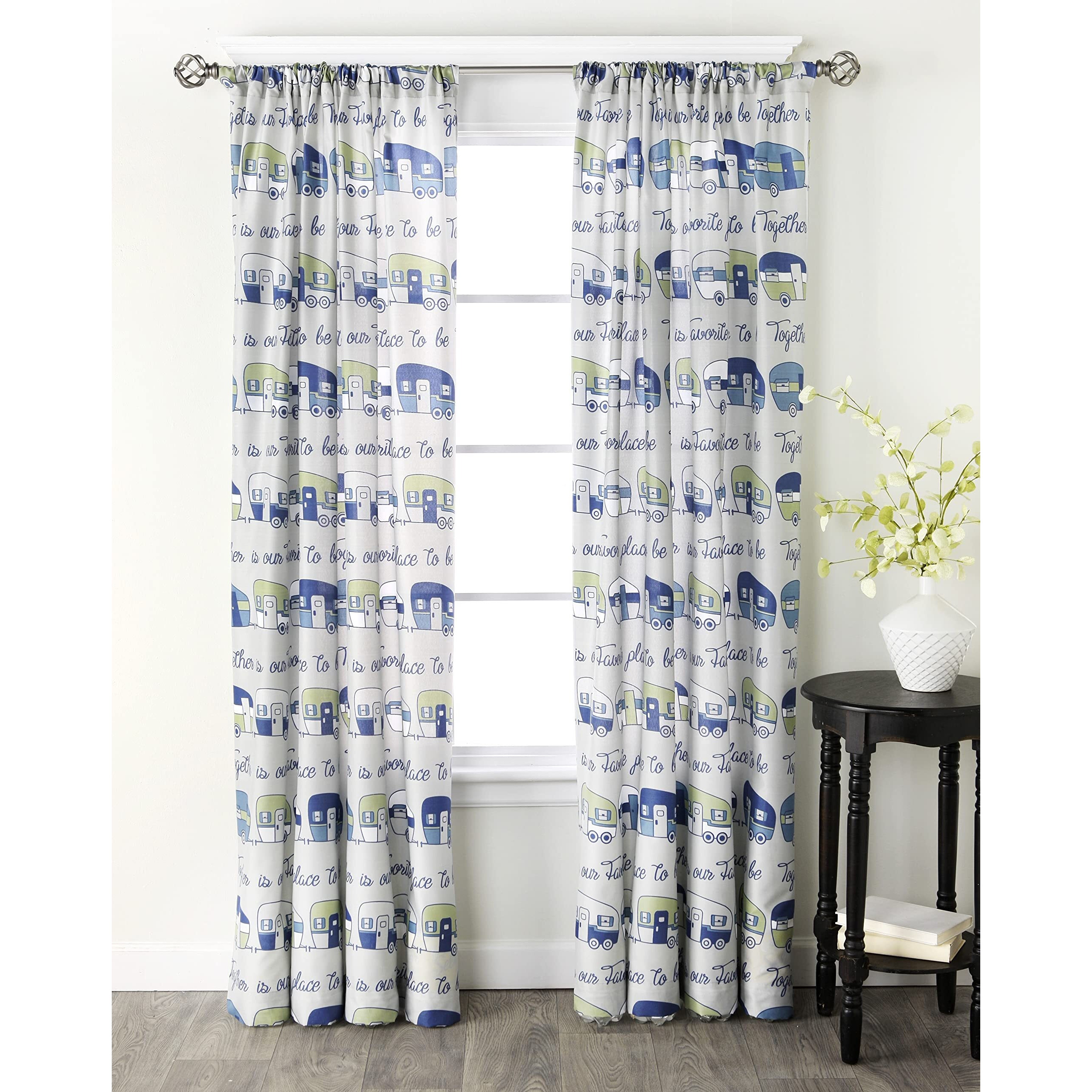 Our Favorite Place Is Together Window Collection - 63" Panel