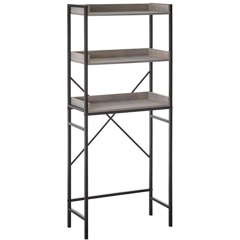 Farmhouse Bathroom Collection - Over Toilet Tower Gray
