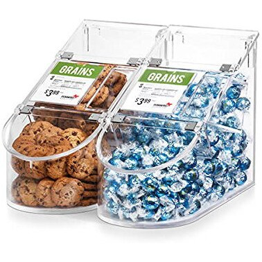 Rosseto GD126 3.5 gal Scoop Bin Plexi with Acrylic Scoop