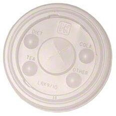 Drink Cup Lid with X Slot for RK16 & 20 - Translucent