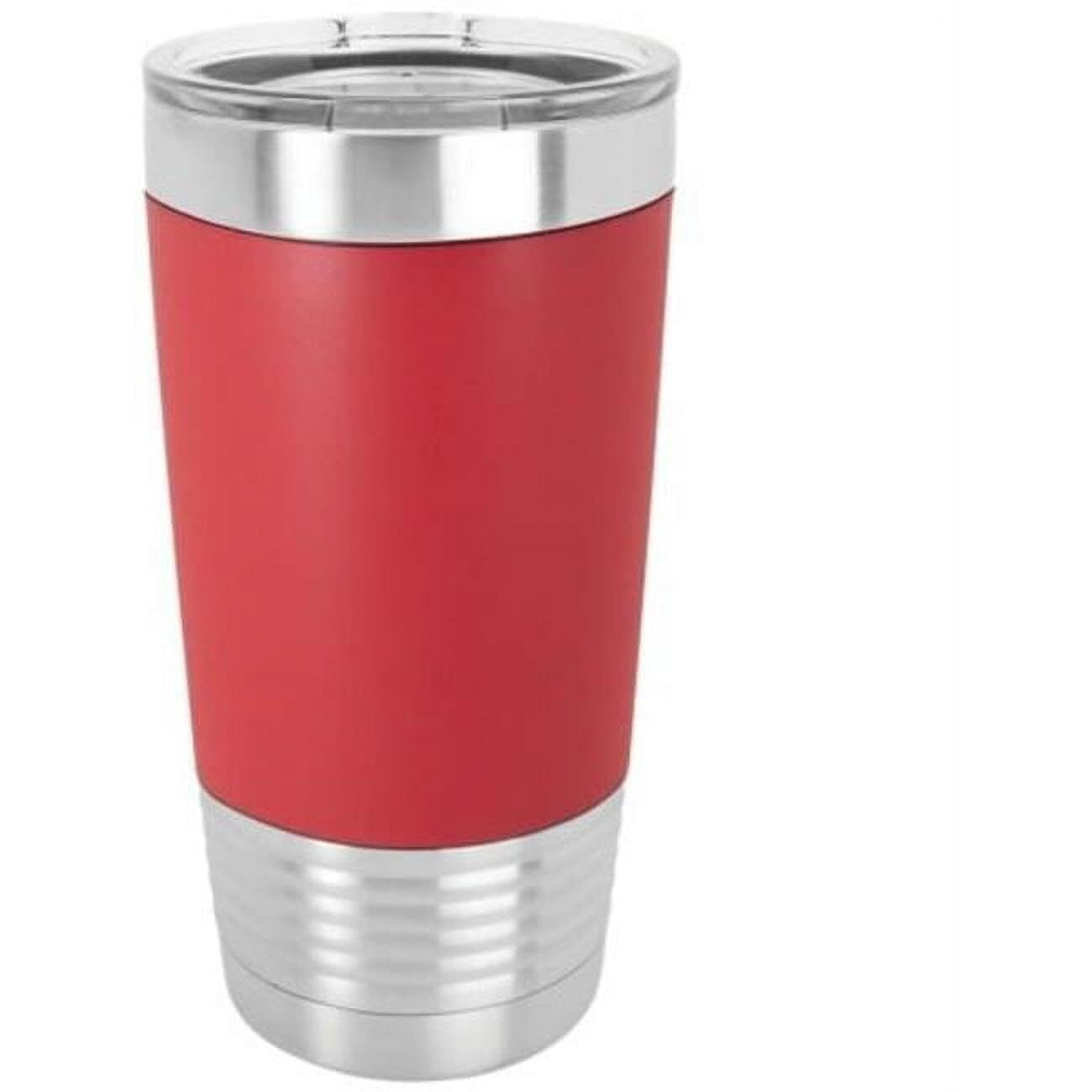 20 oz Stainless Steel Polar Camel Travel Mug with Clear Lid&44 Red
