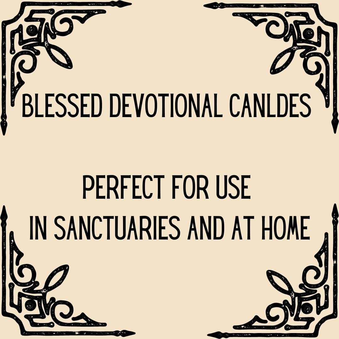 Glass Assorted Religious Candle, White, Case of 12 -C1