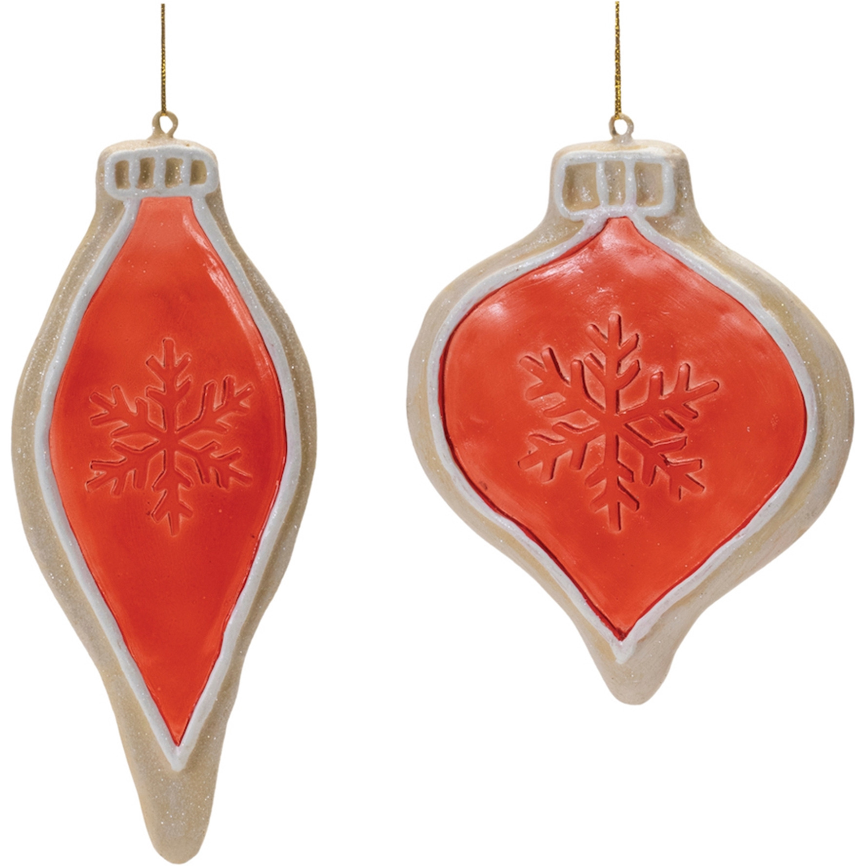 Frosted Cookie Onion Ornament (Set of 6)