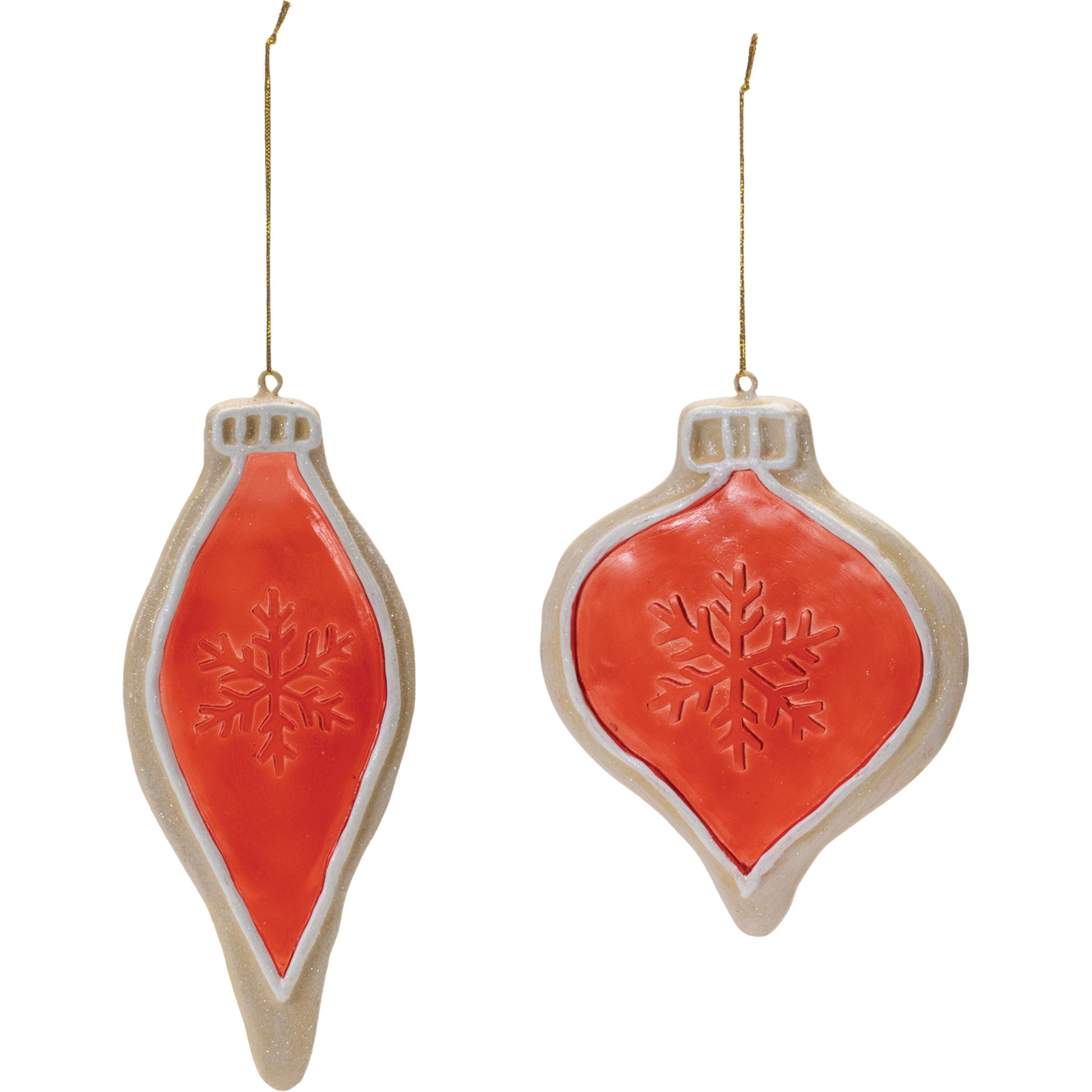 Frosted Cookie Onion Ornament (Set of 6)