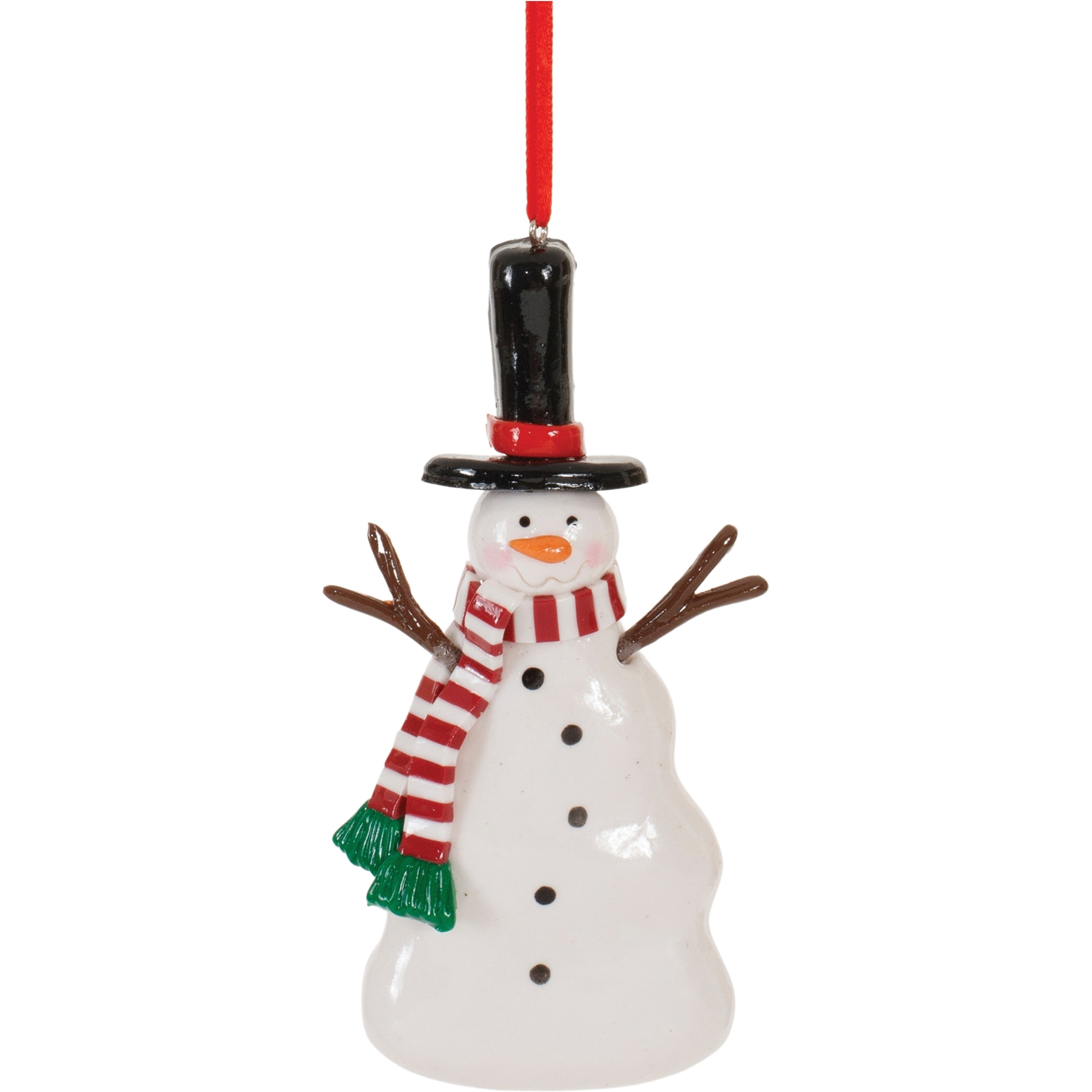 Clay Dough Snowman Ornament (Set of 12)