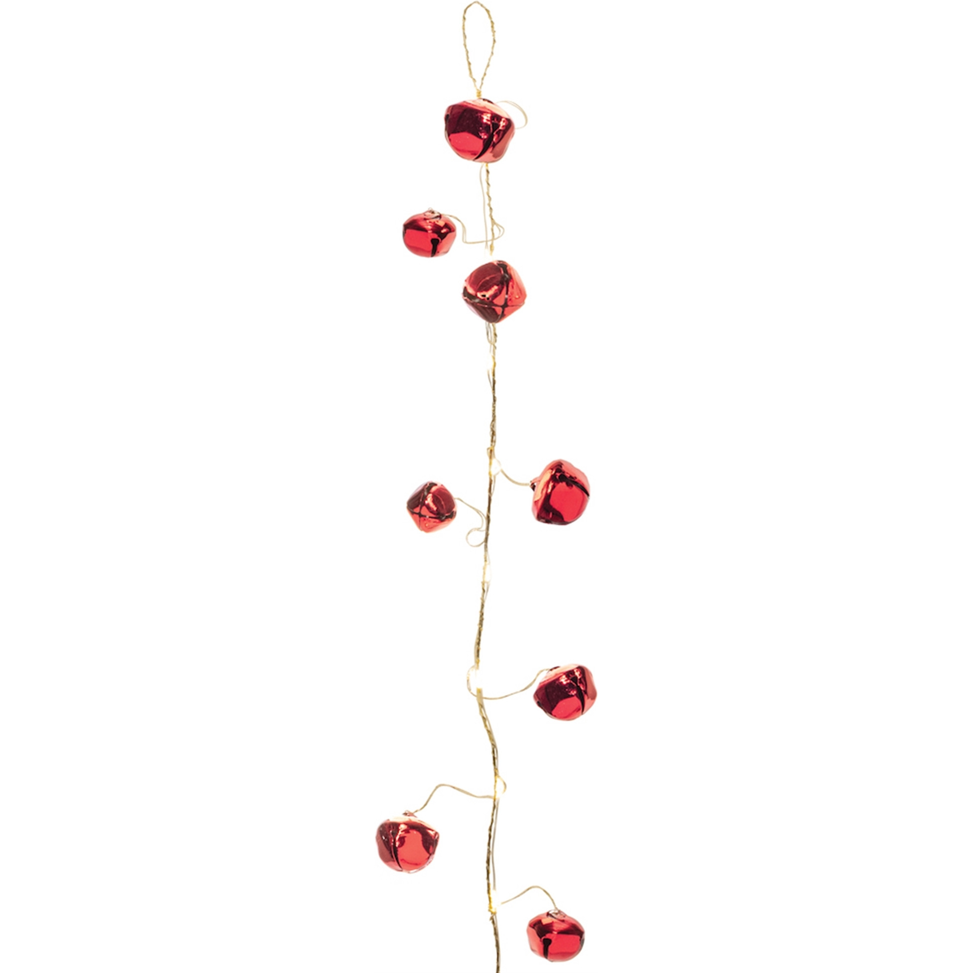 LED Sleigh Bell Garland (Set of 2)
