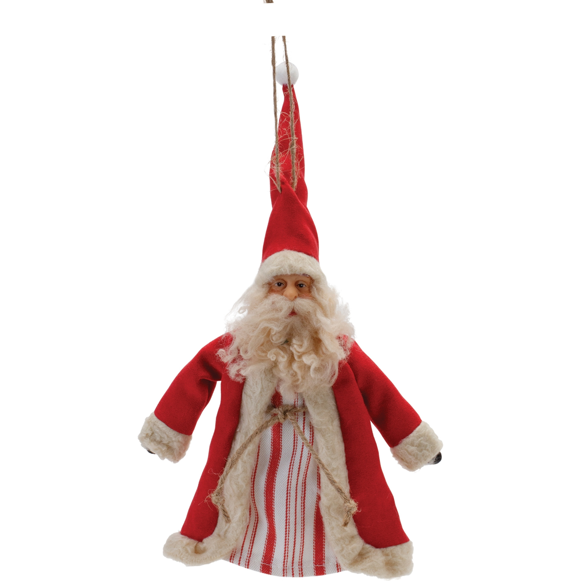 Vintage Santa Character Ornament (Set of 6)