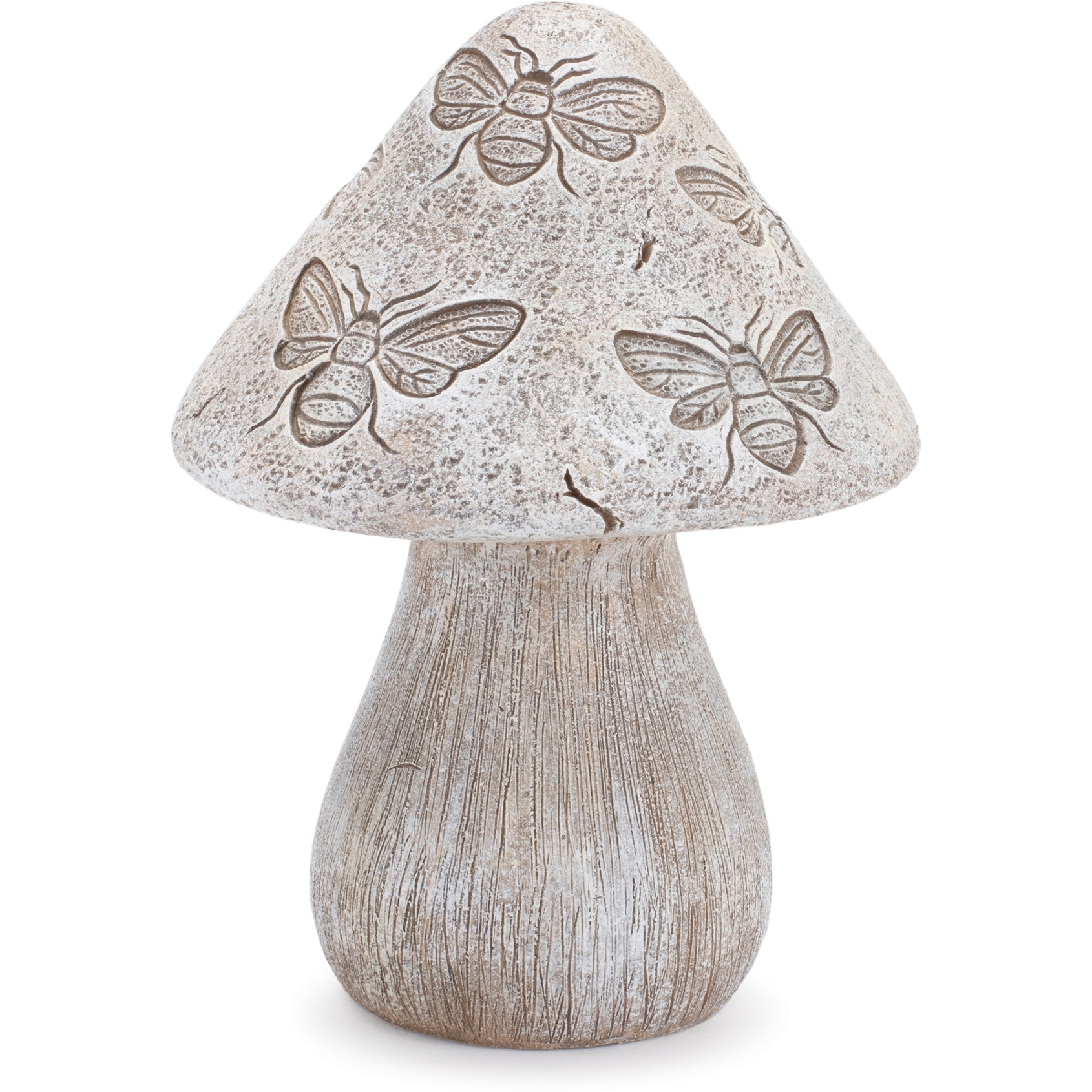 Bumble Bee and Butterfly Print Mushroom (Set of 2)