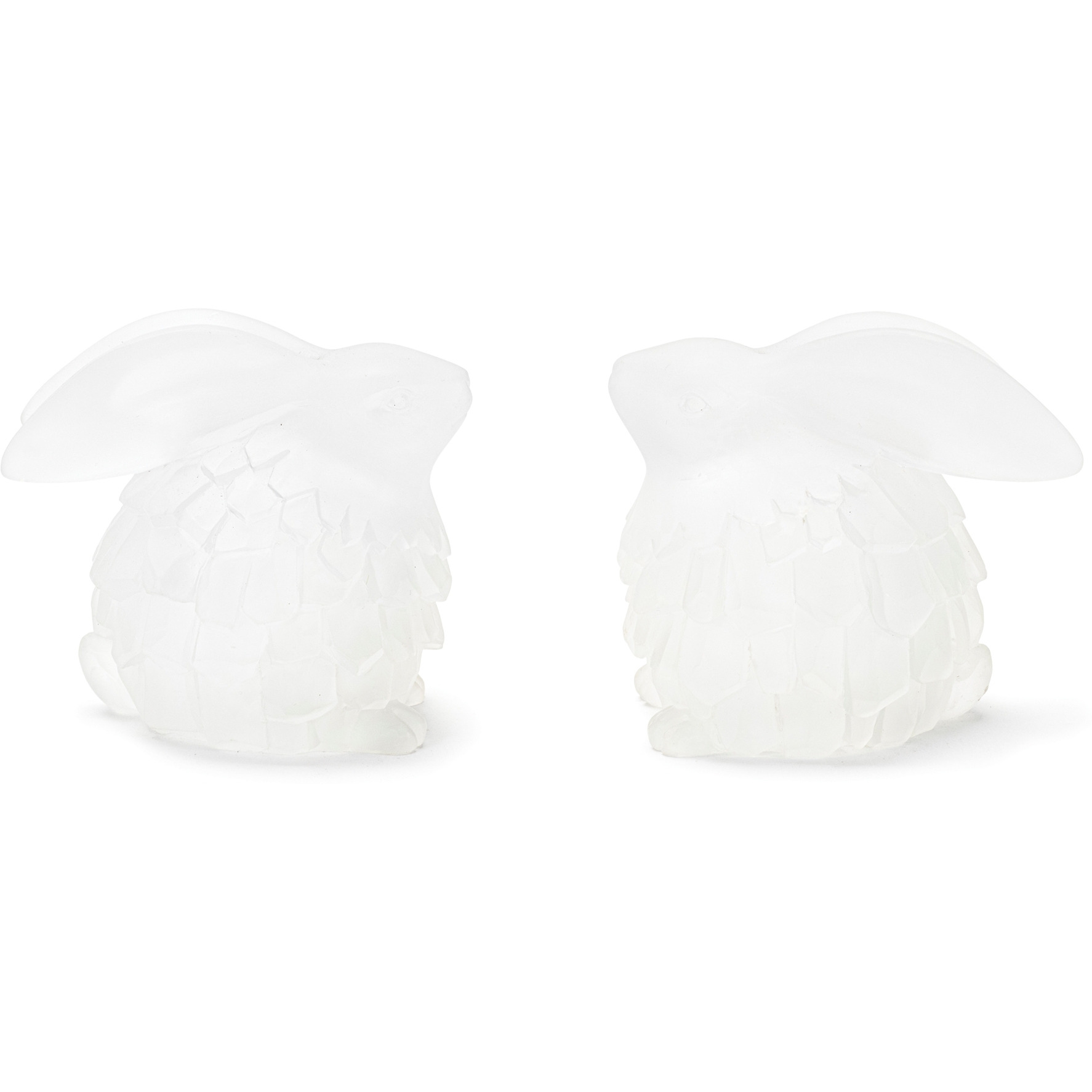 Frosted Bunny Figurine (Set of 4)