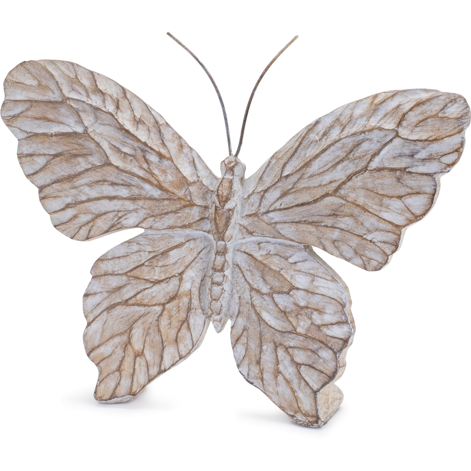Carved Butterfly Shelf Sitter (Set of 4)