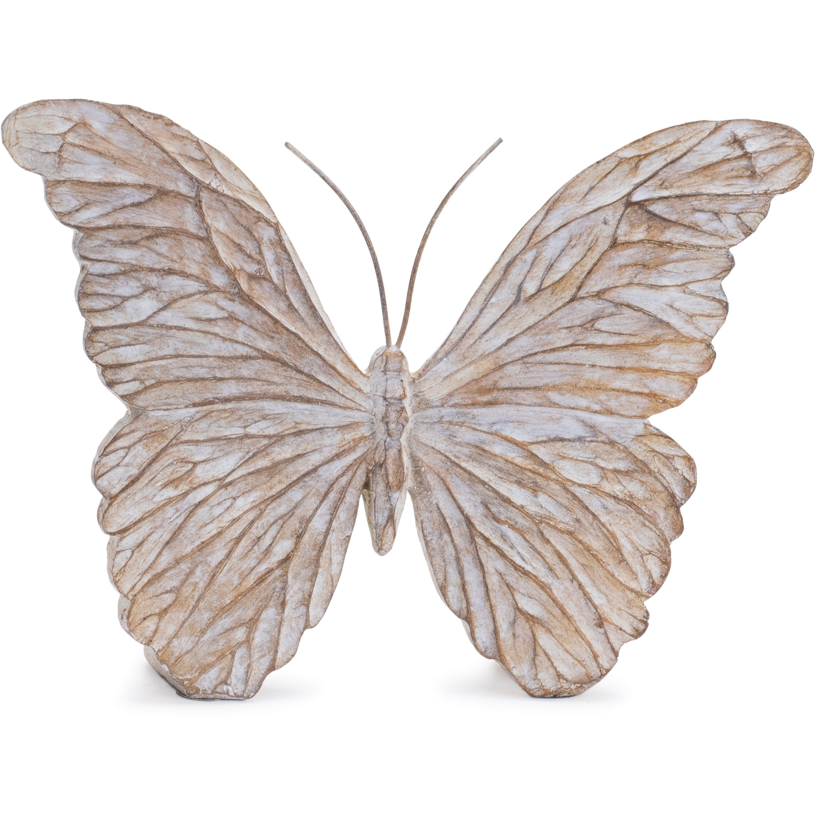 Carved Butterfly Shelf Sitter (Set of 4)