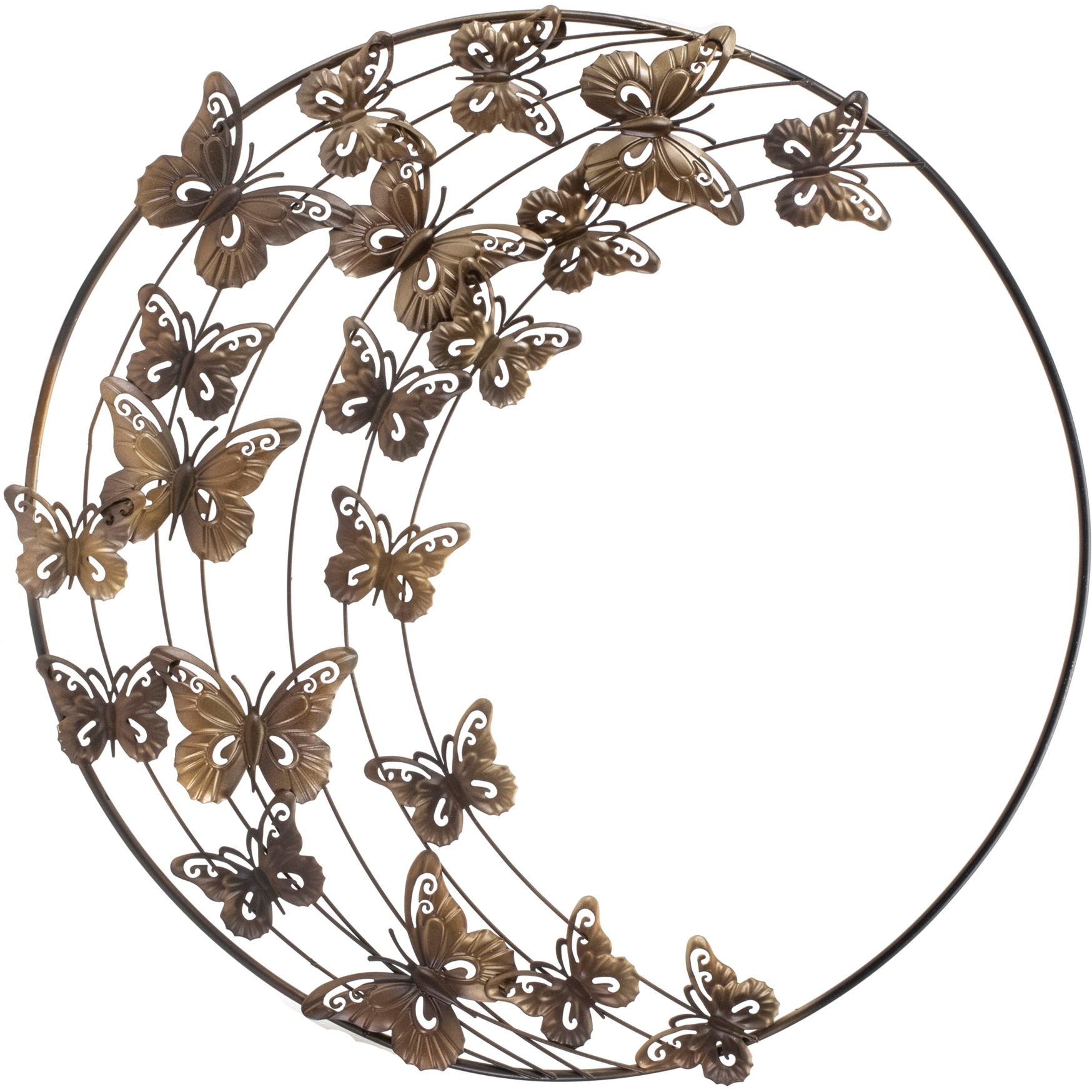 Metal Butterfly Wall Art 18&quotD