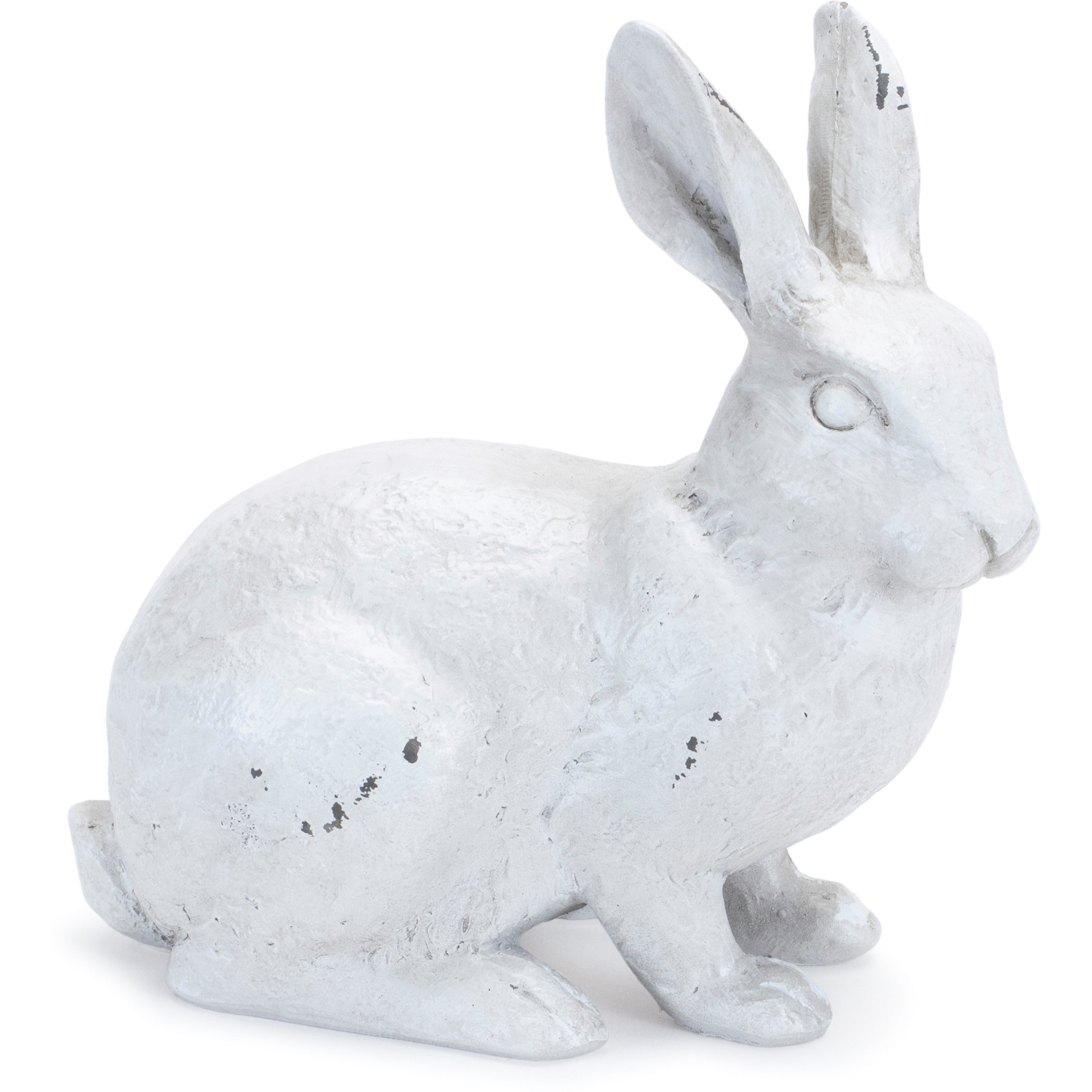 Distressed Garden Rabbit Figurine (Set of 2)