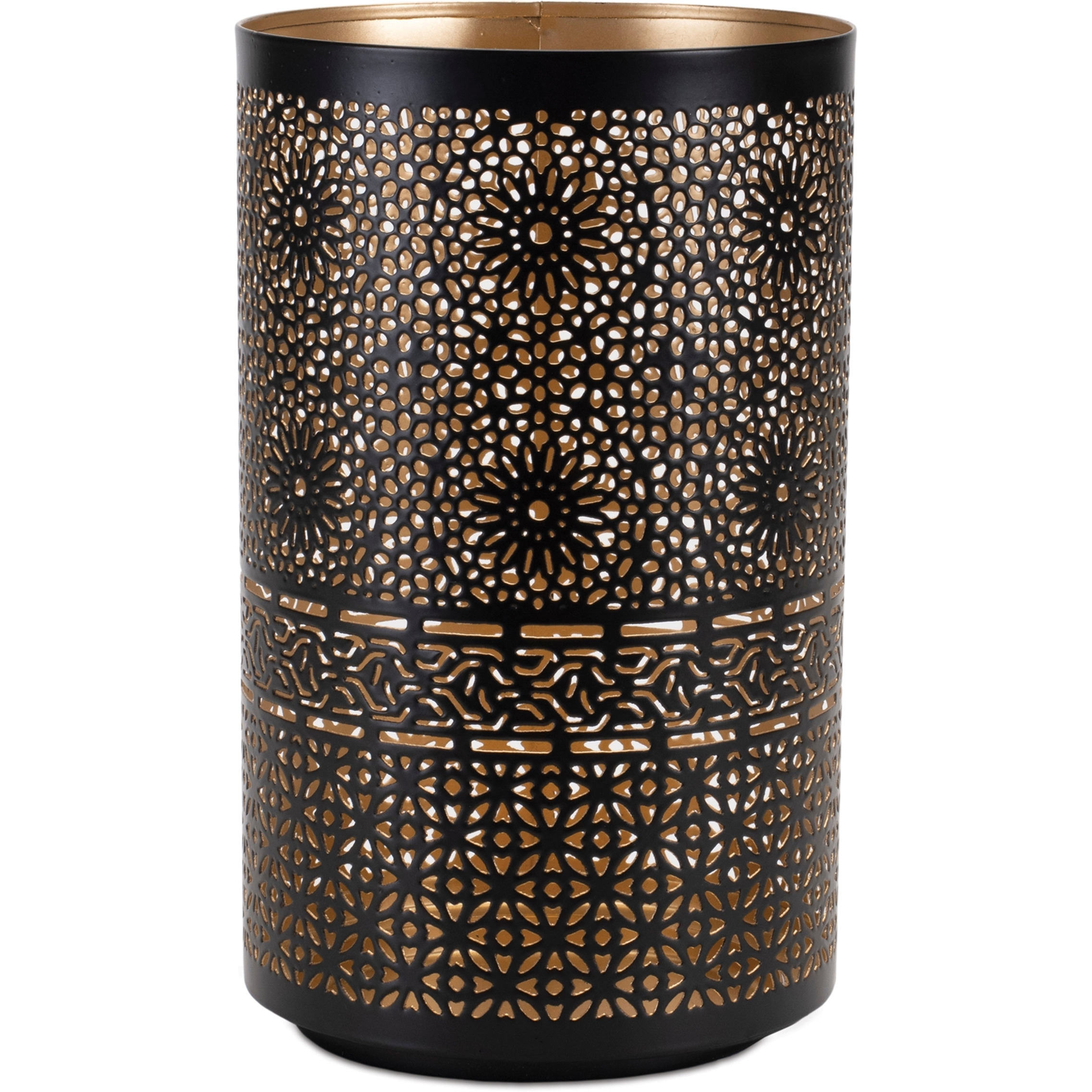 Mandala Punched Metal Candle Holder (Set of 2)