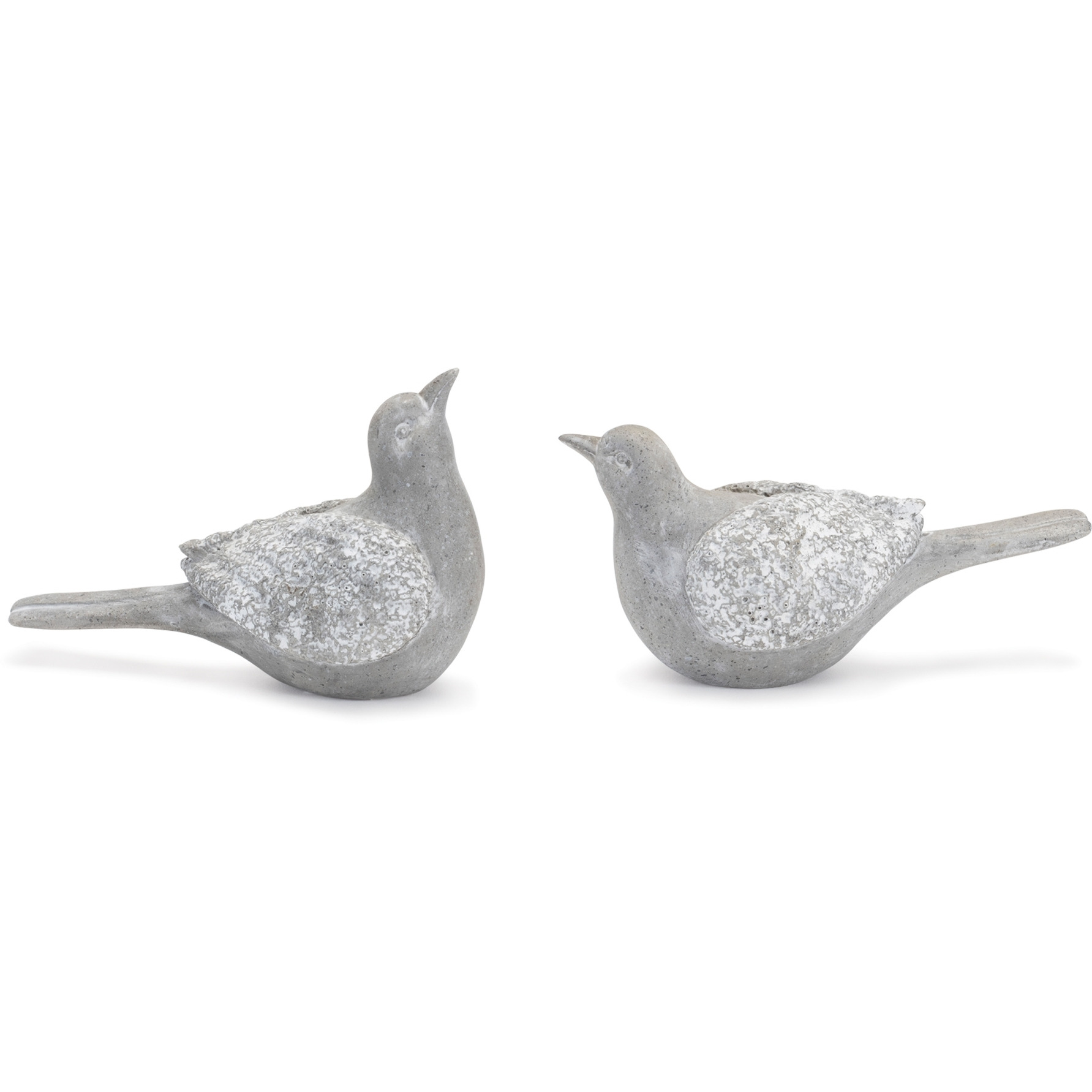 Stone Garden Bird Figurine (Set of 4)