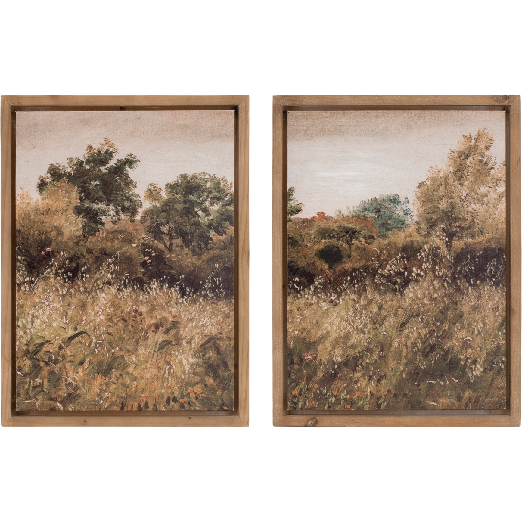 Framed Landscape Canvas Art (Set of 2)
