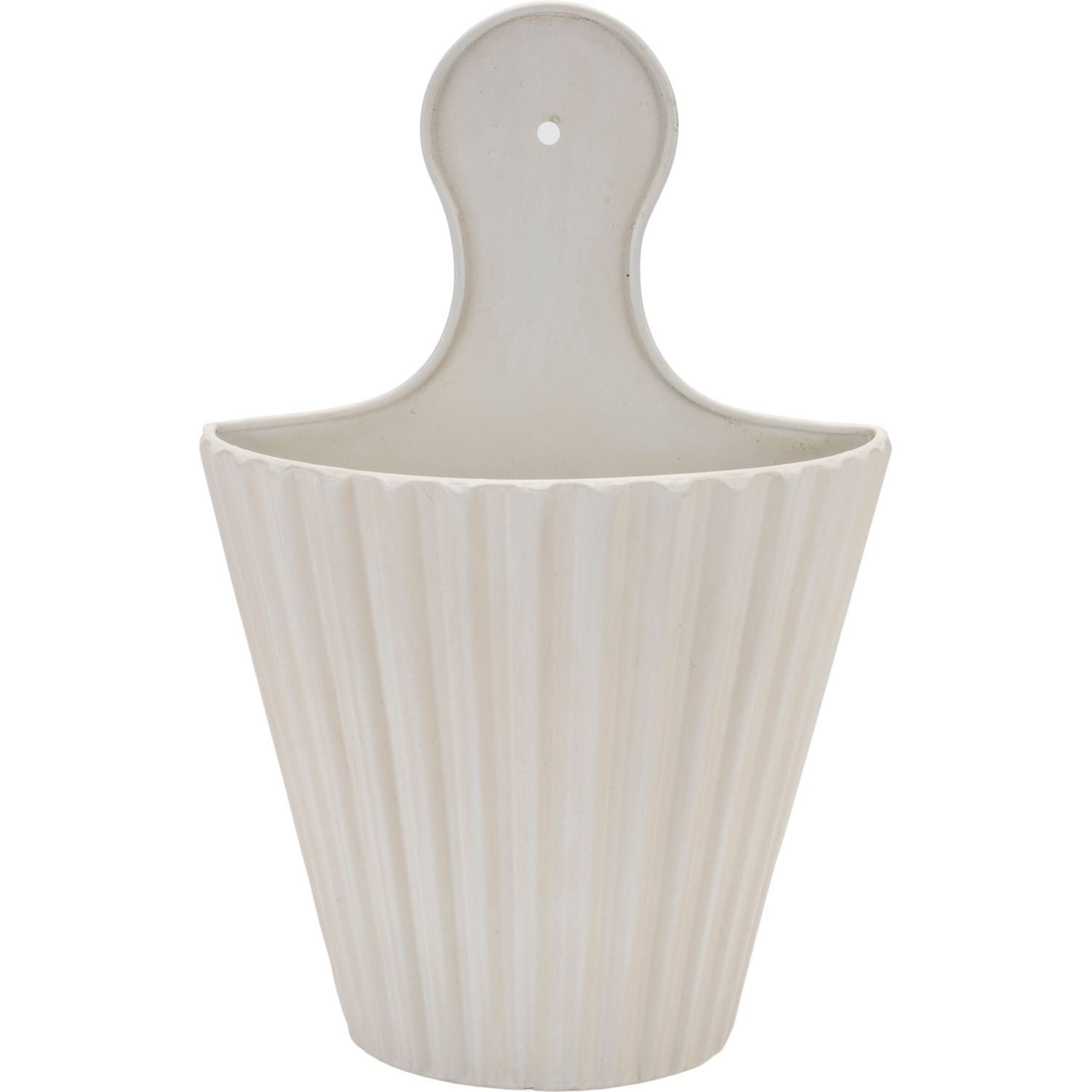 Ribbed Metal Wall Pocket (Set of 2)