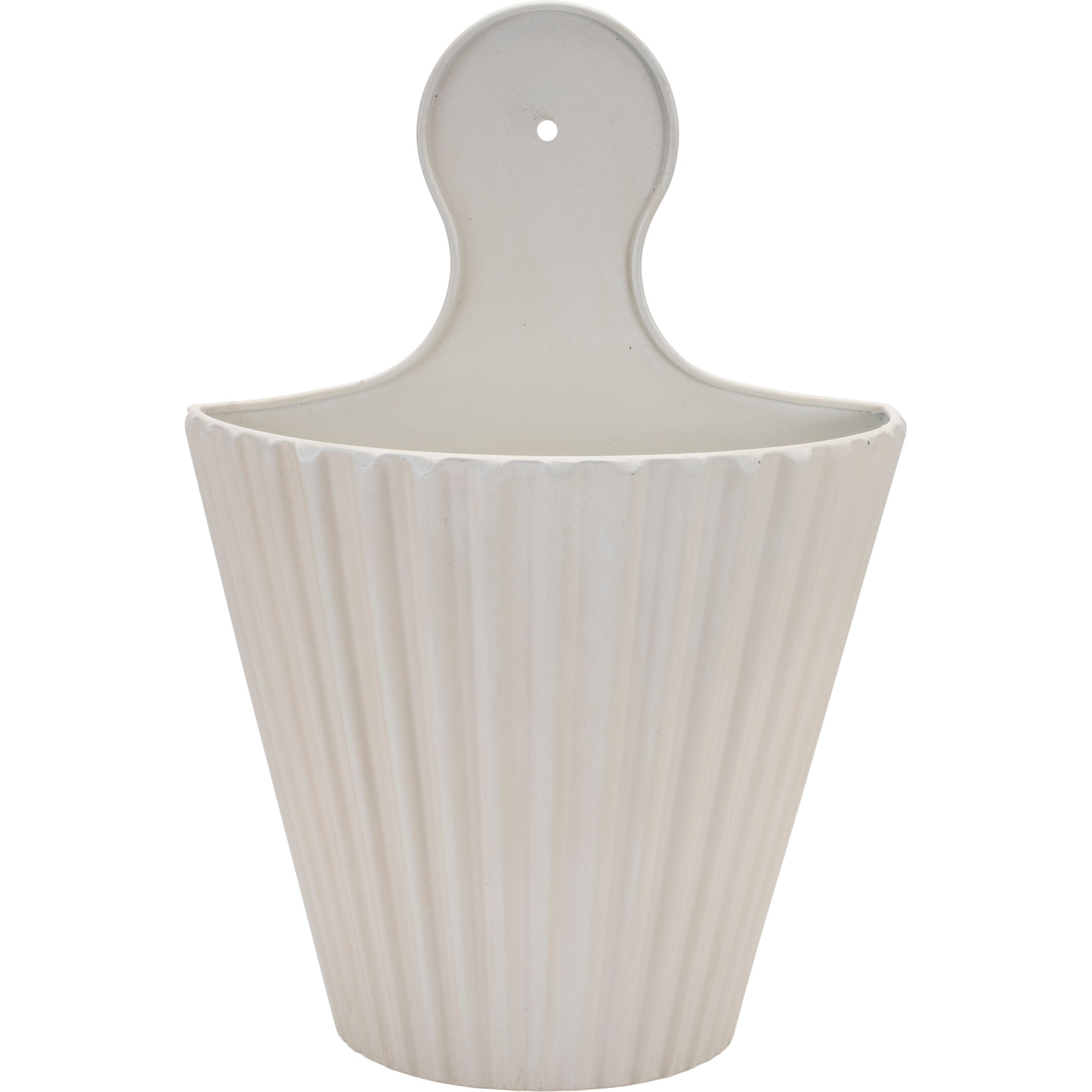 Ribbed Metal Wall Pocket (Set of 2)