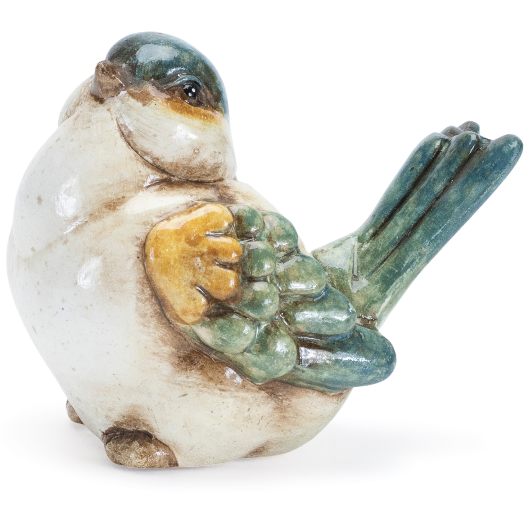 Terra Cotta Bird Figurine (Set of 6)