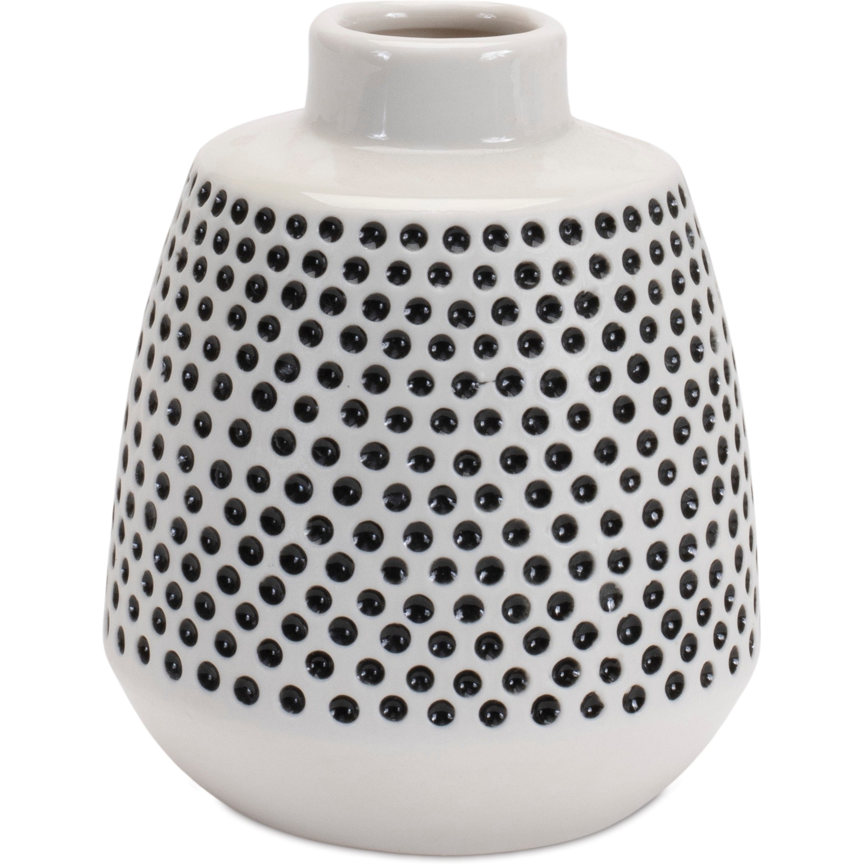 Bubbled Ceramic Bud Vase (Set of 2)