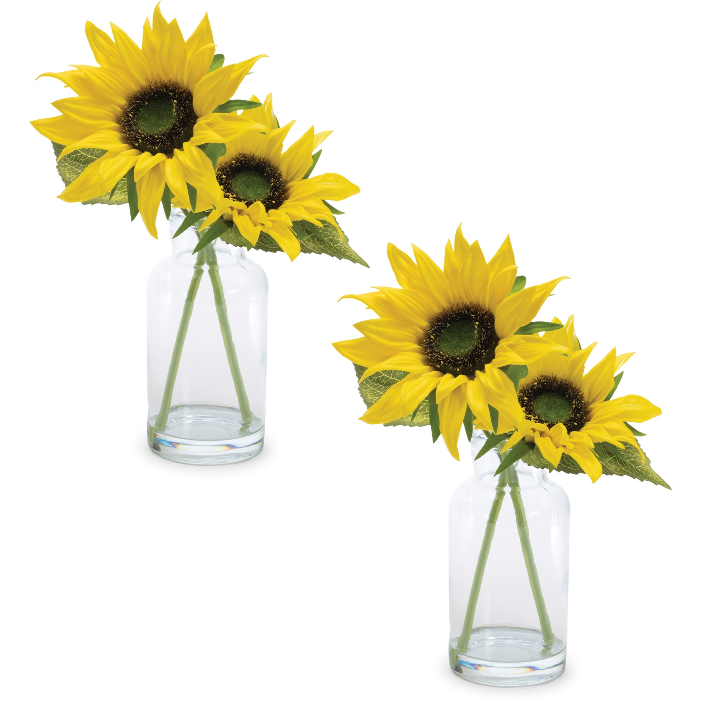 Sunflower Floral Vase (Set of 2)
