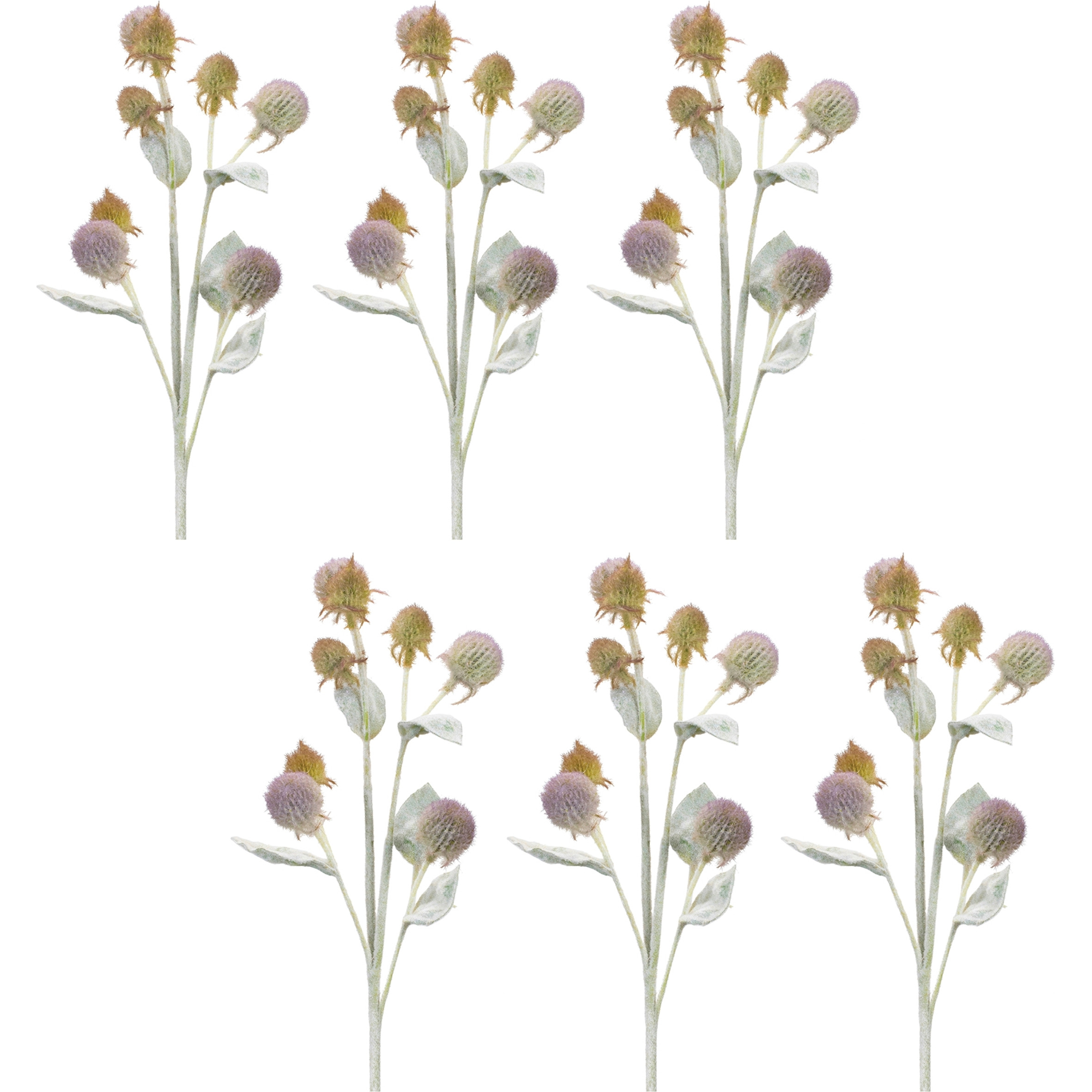 Thistle Foliage Spray (Set of 6)