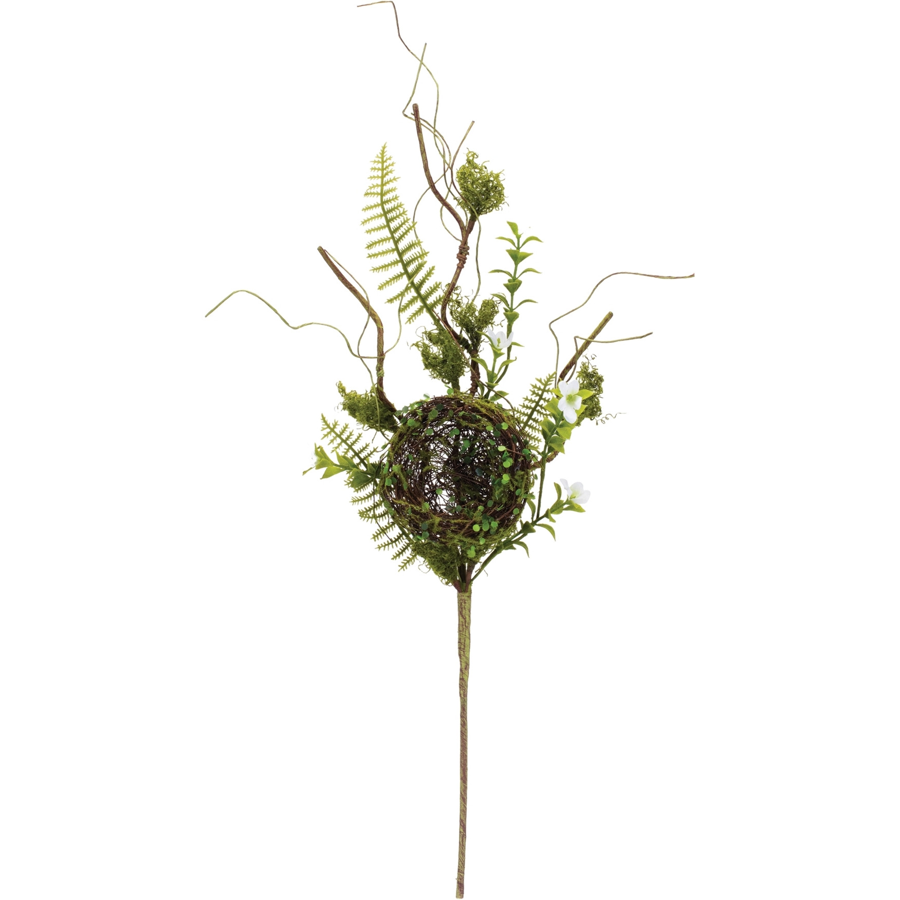 Bird Nest Twig Spray (Set of 2)