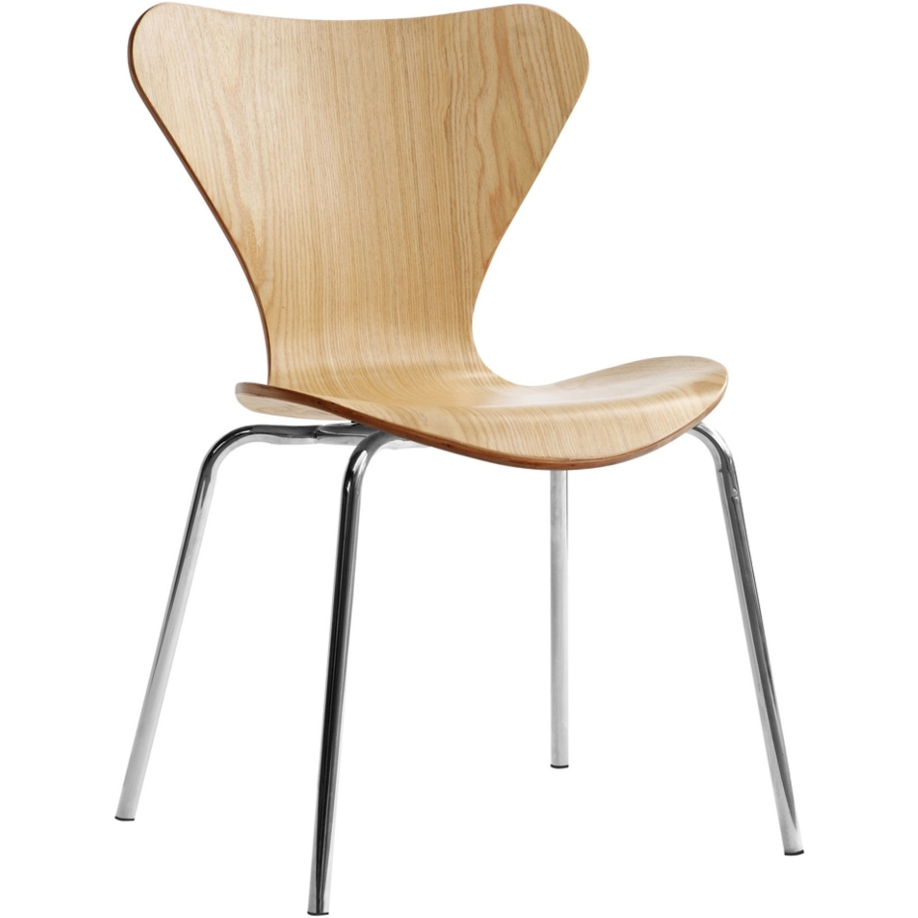 Fine Mod Imports Jays Dining Chair, Natural