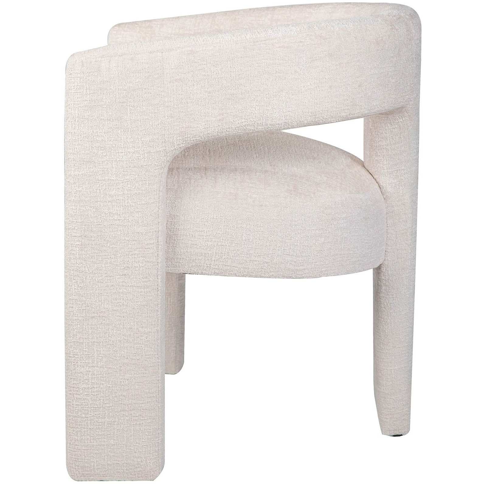Gwen Modern Luxury Jacquard Fabric Upholstered Sculpture Armchair