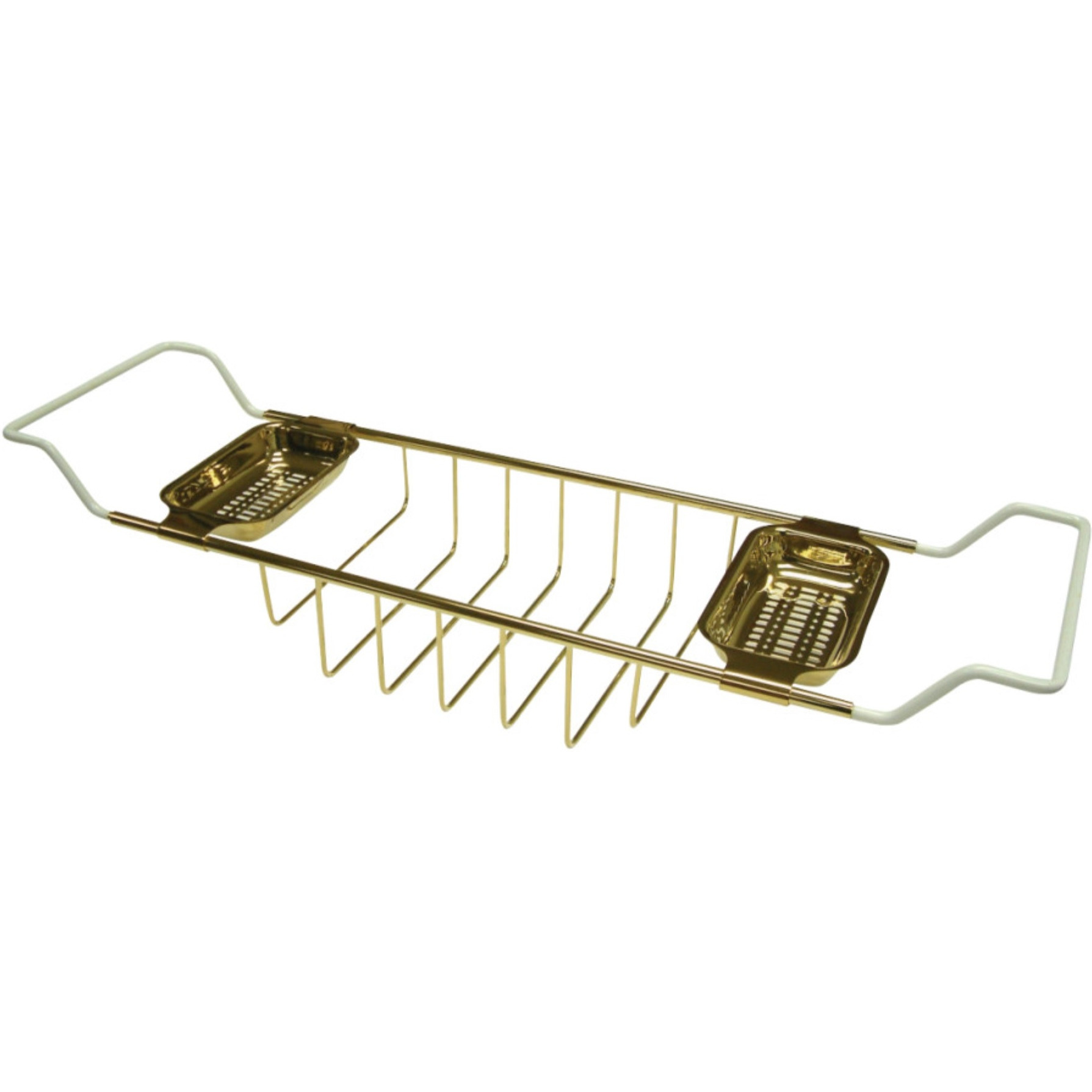 Kingston Brass CC2152 Clawfoot Bath Tub Shelf, Polished Brass